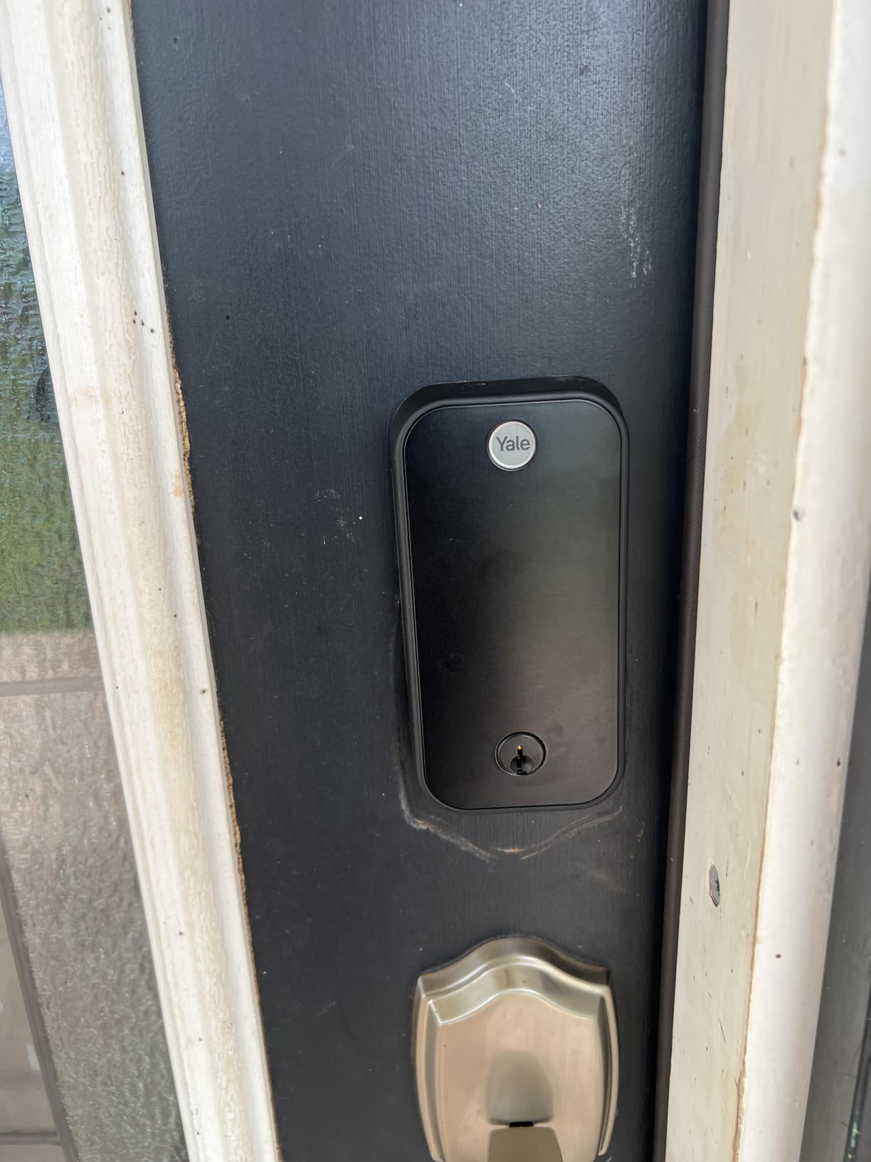 Yale Assure Lock 2 Touch Deadbolt, Black Suede Keyed Smart Entry Door Lock with Wi-Fi Connected Touchscreen Keypad and Fingerprint Scanner for Vacation Rental Hosts customer photo 2