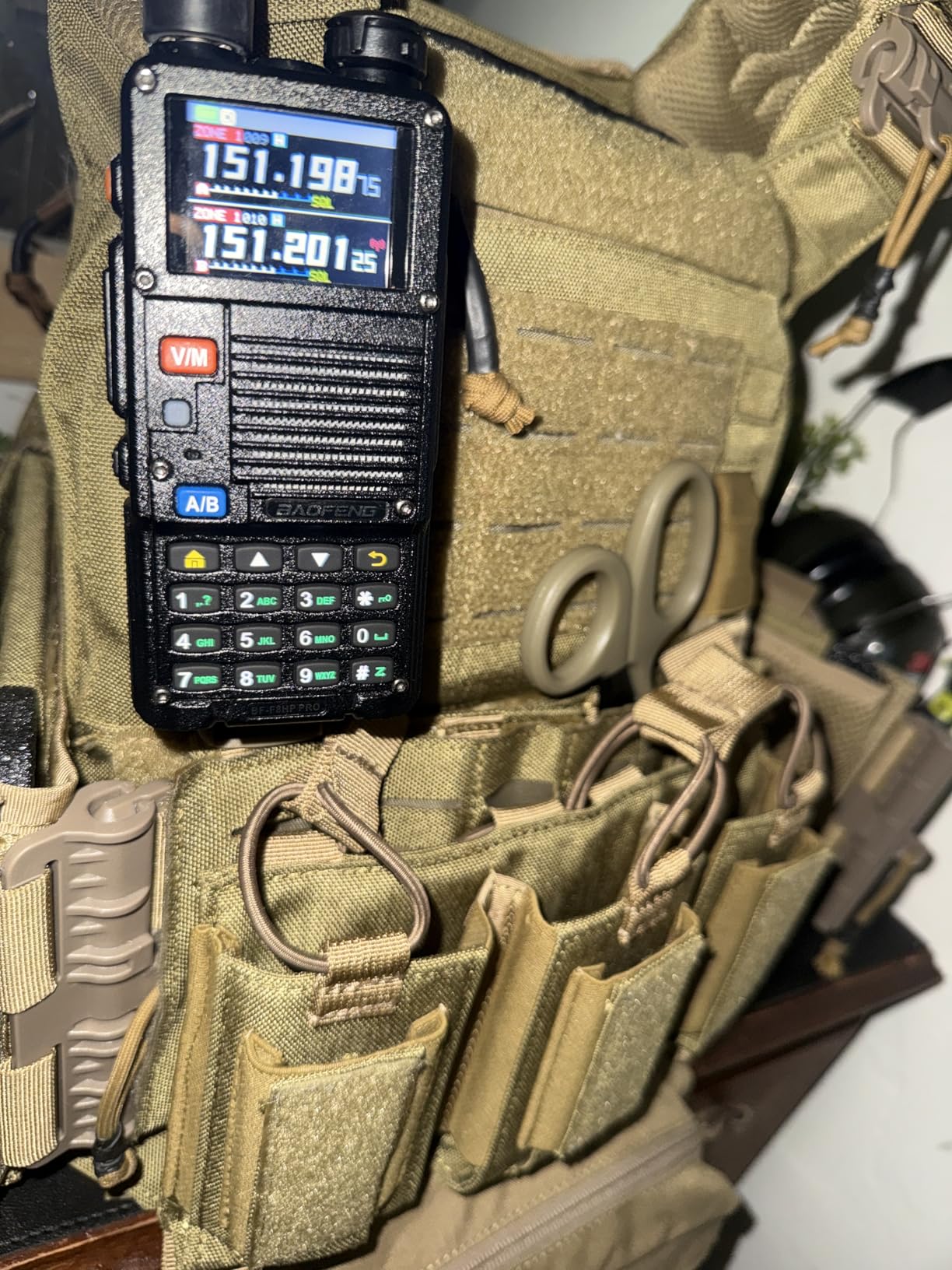 BF-F8HP PRO 10W Tri-Band Two-Way Radio - UV-5R 7th Gen, 1000 Channels, GPS & NOAA Weather, Aviation/VHF/UHF/1.25m Scanner customer photo 2