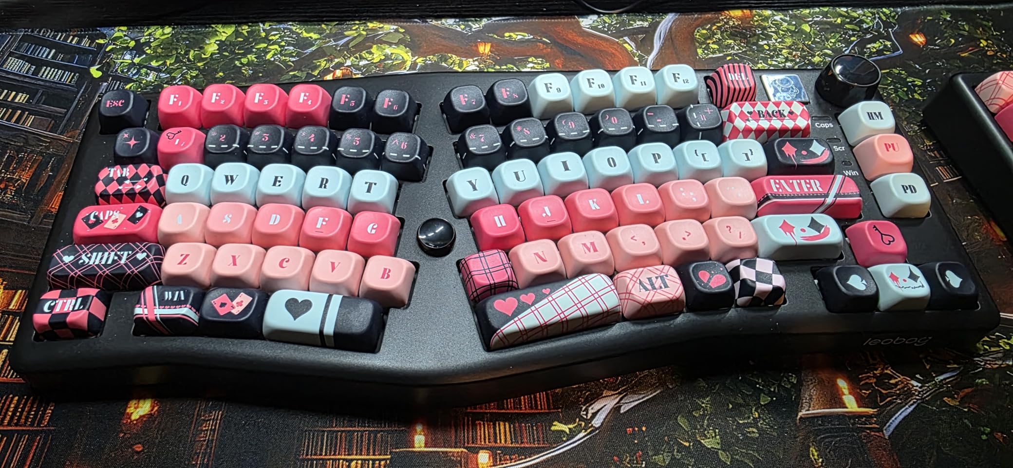 LEOBOG A75 Alice Keyboard, Tri-Mode Ergonomic Gaming Keyboard with RGB Backlit Functional Knob Joystick, 75% Layout Hot-Swap Gasket Custom Keyboards for Win Mac PC Gamer customer photo 2