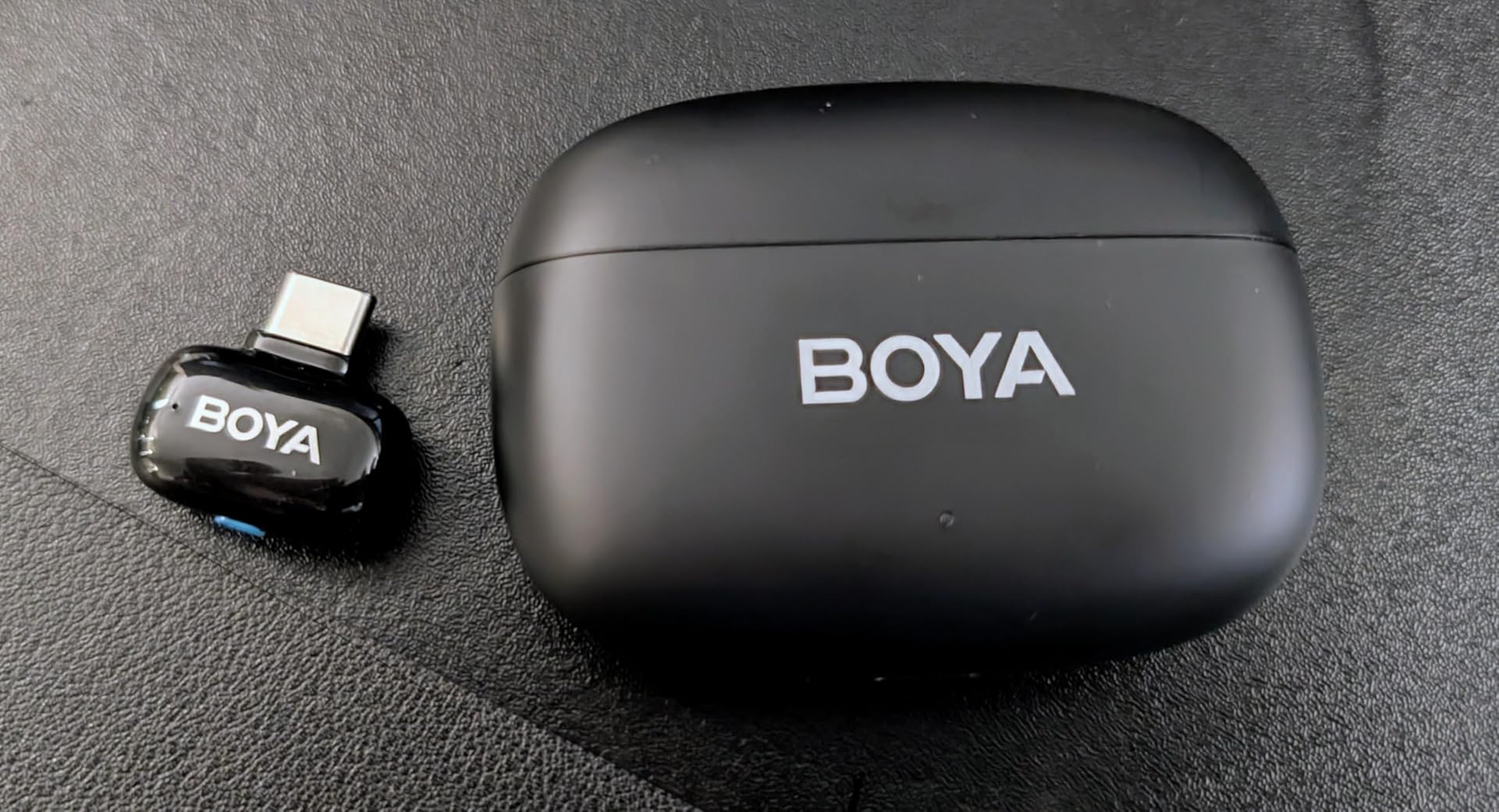 BOYA mini 2 Wireless Lavalier Microphones for iPhone 15/16/17 & Android, AI Noise Cancellation, App Control, 30H Battery Life with Charging Case, Lapel Microphone Wireless for Video Recording Vlogging customer photo 1