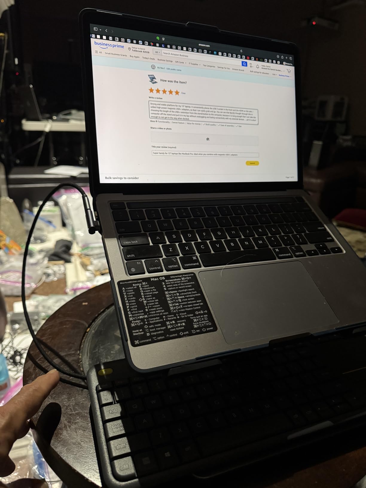 BENFEI Laptop Stand with USB C 6in1 Docking Station, HDMI 4K@60Hz, 4*USB3.0, 100W PD Compatible with MacBook Pro/Air, iPad Pro, XPS, Thinkpad customer photo 2