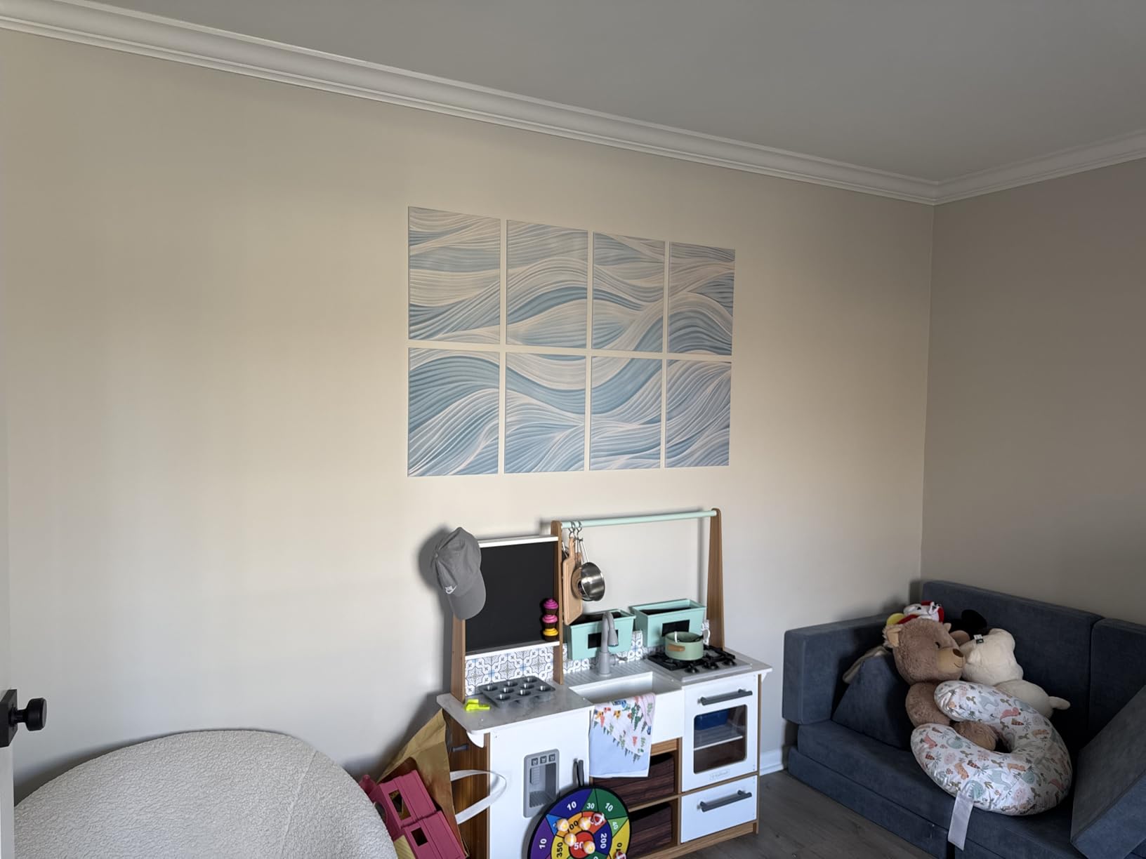 8-Pack Art Acoustic Wall Panels 48x32 Inches Acoustic Treatment Panels- Decorative Soundproof Wall Panels for Studios, Offices, Home, Included Nano Glue Stickers customer photo 1