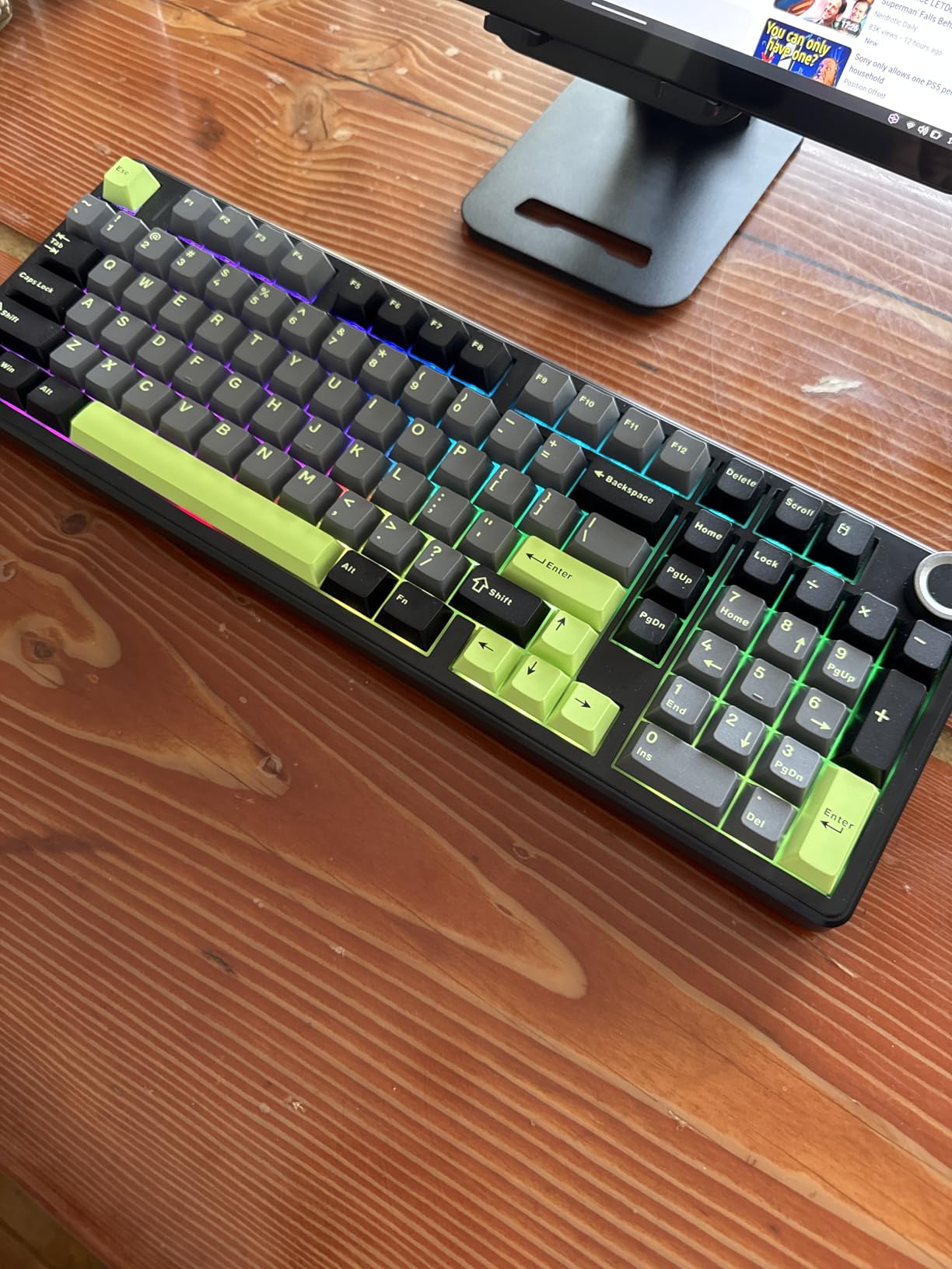 AULA F99 Pro Wireless Mechanical Keyboard with Knob, Creamy Sound, Tri-Mode BT5.0/USB-C/2.4GHz customer photo 1