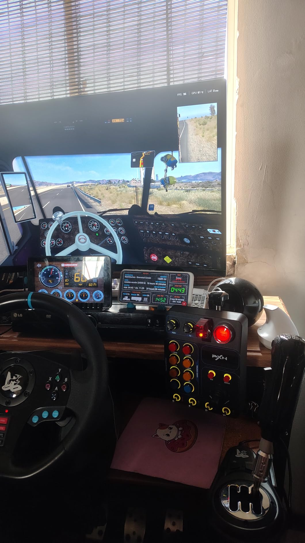 PXN CB1 Gaming Button Box - Sim Drive Control with 19 Buttons (9 Types), 30 Programmable Options, RGB Backlight, USB - Compatible with Windows PC - For Racing, Truck, Farming & Flight Simulators customer photo 2