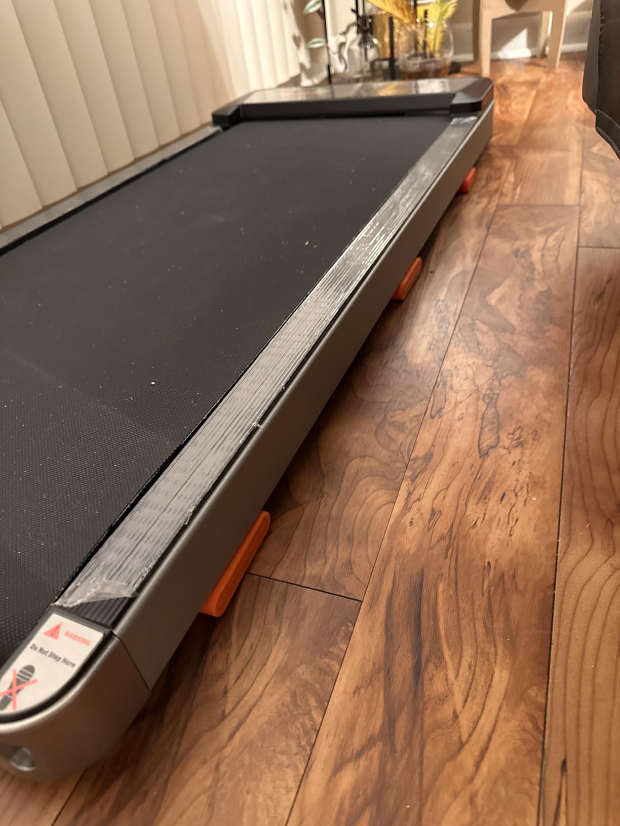 TREAFLOW Walking Pad,Treadmill with Incline for Home Office, 2.5HP Portable Under Desk Treadmill with 265 Lbs Capacity,Remote Control, Led Display customer photo 1