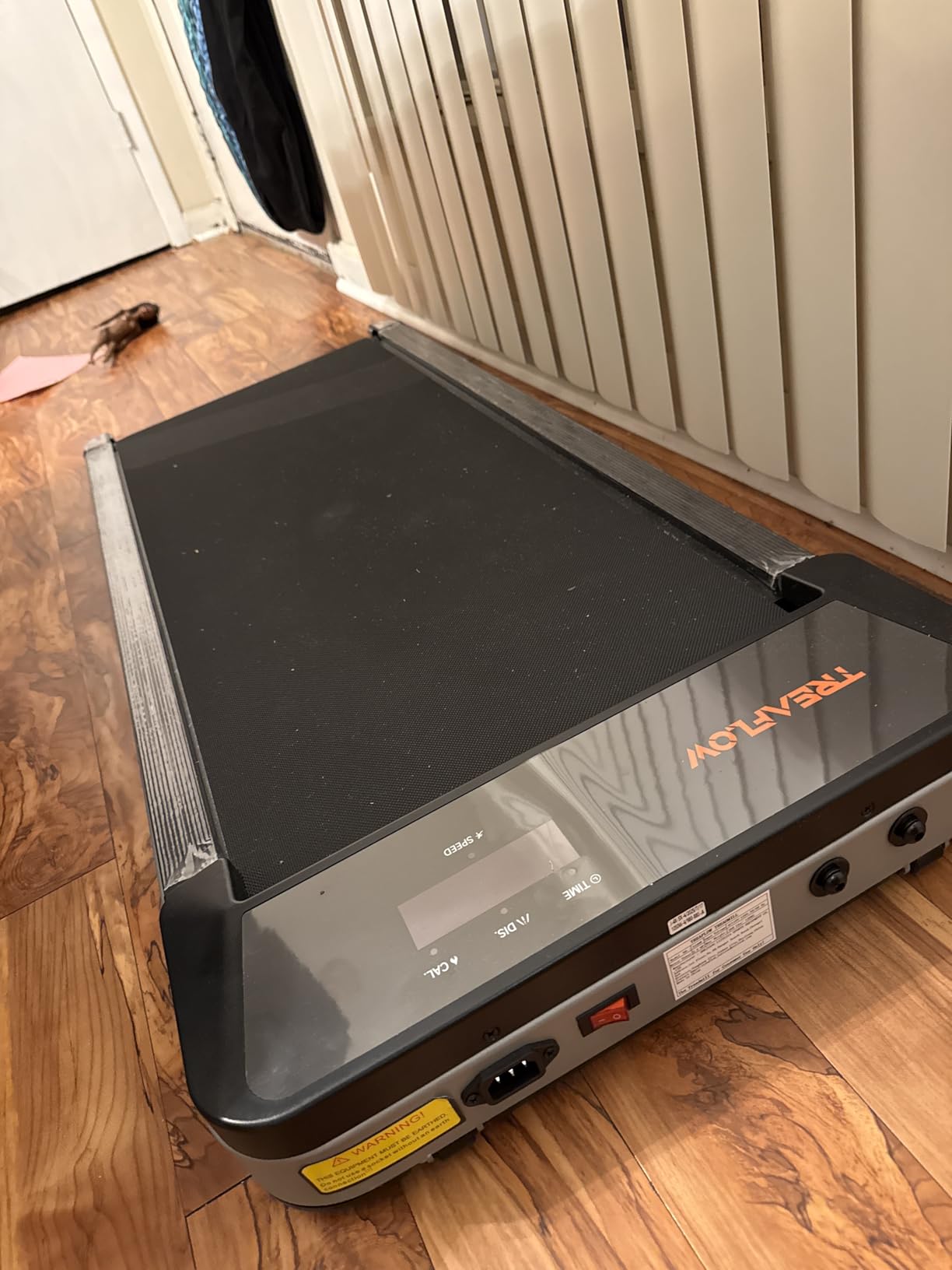 TREAFLOW Walking Pad,Treadmill with Incline for Home Office, 2.5HP Portable Under Desk Treadmill with 265 Lbs Capacity,Remote Control, Led Display customer photo 2