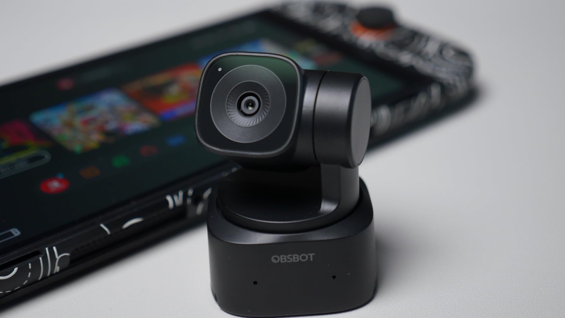 OBSBOT Tiny SE 1080P 100FPS Webcam for PC, AI Tracking PTZ Streaming Camera with 1/2.8