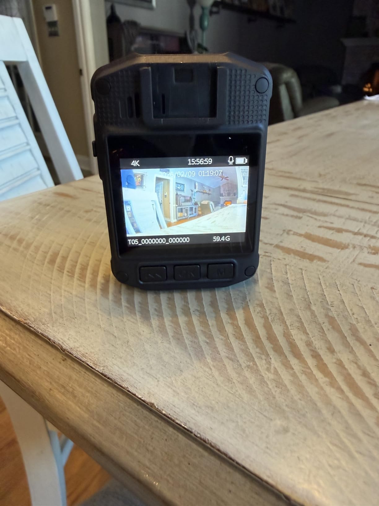 AeroTek Mini 4K Body Camera with Audio and Video Recording, GPS Bodycam with Ultra Infrared Night Vision and Fast Charging for Police, Law Enforcement and Delivery customer photo 1