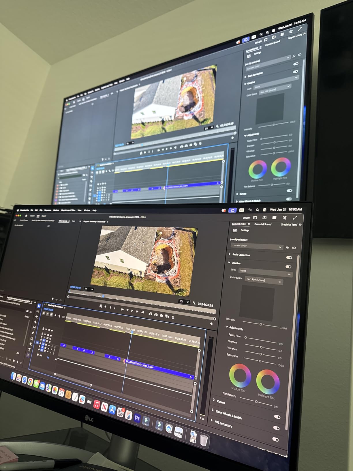 LG 27UP850K-W 27-inch Ultrafine 4K UHD IPS Computer Monitor, DisplayHDR 400, Built-in Speakers, USB Type-C 90W PD customer photo 2