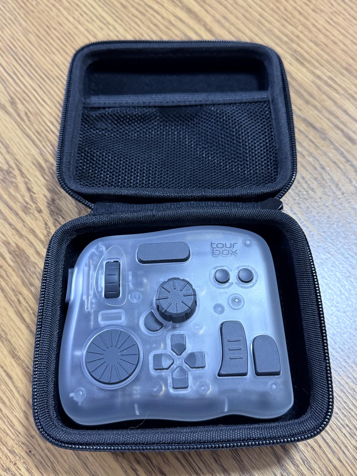 TOUR BOX Elite Plus - iPad Drawing Bluetooth Controller, Video Editing Photo Color Grading Speed Editor, Programmable Creative Console Keyboard for DaVinci Procreate Adobe Softwares and More customer photo 1