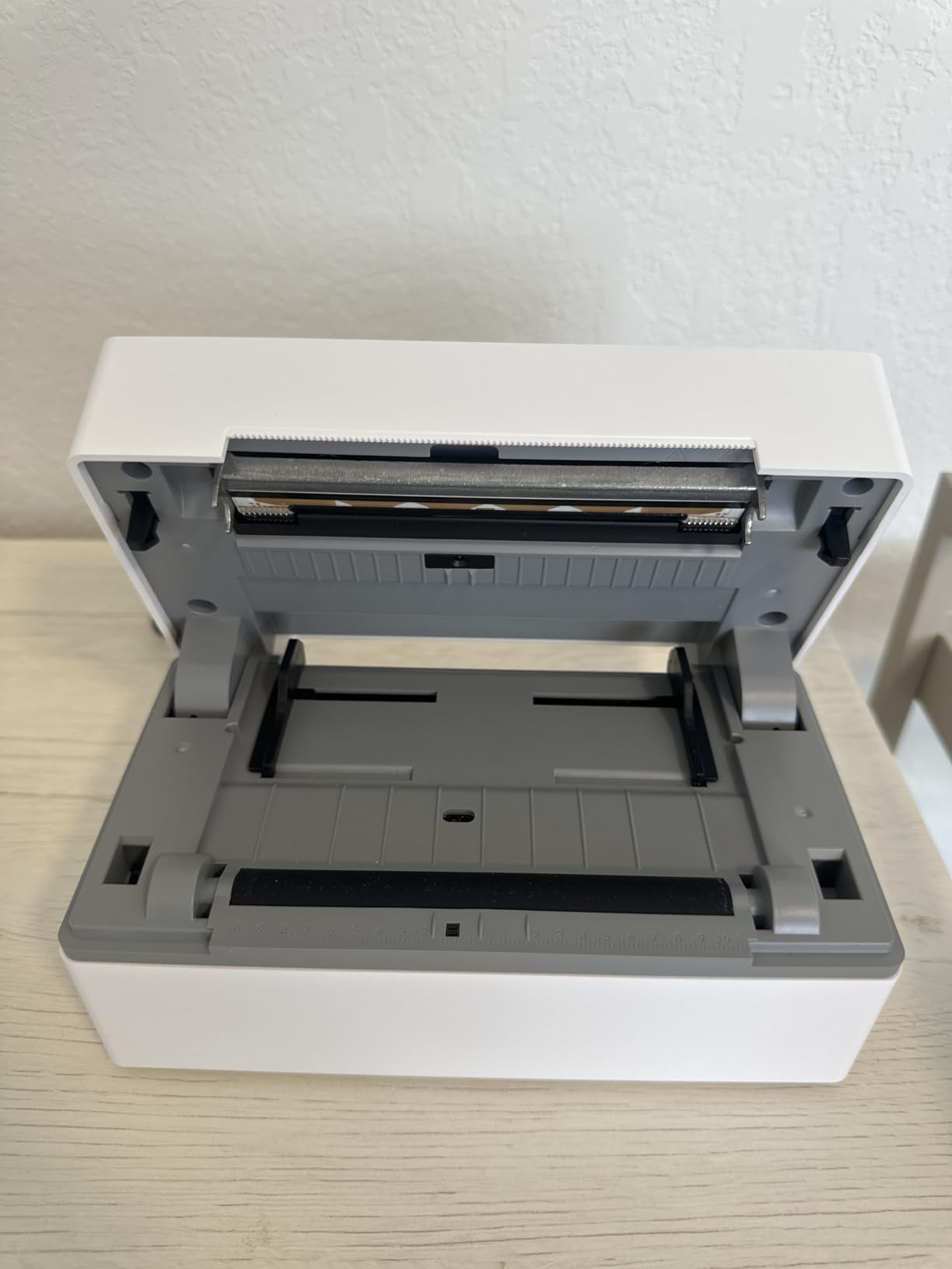 Bluetooth Thermal Shipping Label Printer, 4x6 Portable Thermal Address Label Printer for Small Business, Compatible with iPhone, Android, Windows, Mac-Works with Etsy Shopify USPS&More, White customer photo 1