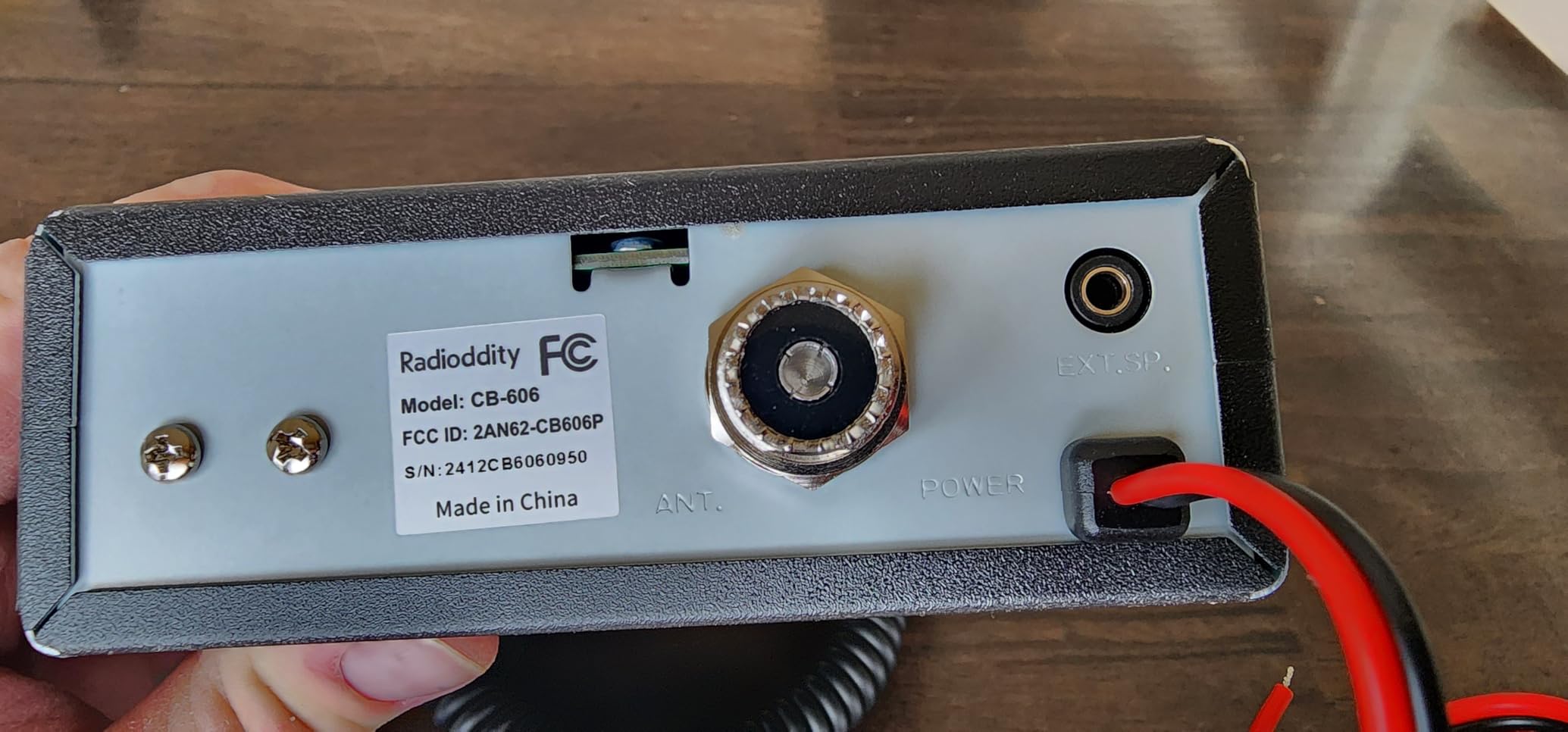 Radioddity CB-606 CB Radio, 40 Channel Mobile CB Radio with AM/FM/PA Modes, 2.2'' LCD Screen, Instant Channel 9/19, VOX, for Off-Road Adventure customer photo 1