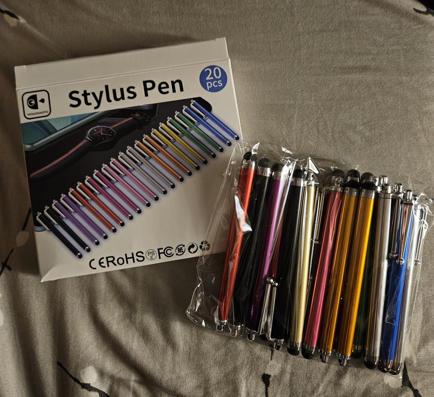 20 Pack Stylus Pen,Stylus Pen for Touchscreen High Precision and Sensitivity for Everyday Writing/Drawing,Universal Stylus Compatible with Touch Screens,10 Colors customer photo 1