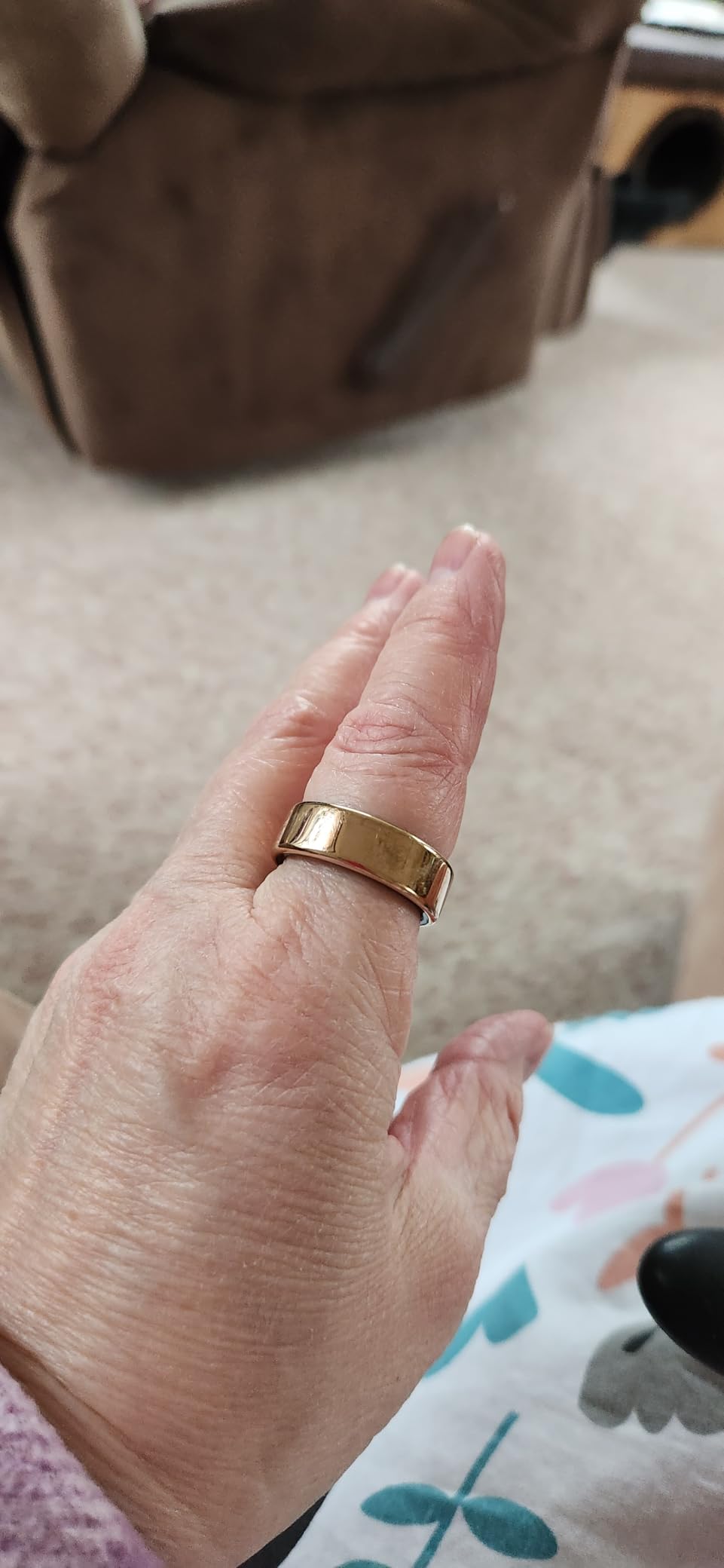 Smart Health Ring for Women Men Fitness Tracker with Heart Rate, Blood Oxygen, Blood Pressure, Sleep Monitoring, Step Counting, IP68 Waterproof for iOS and Android customer photo 1