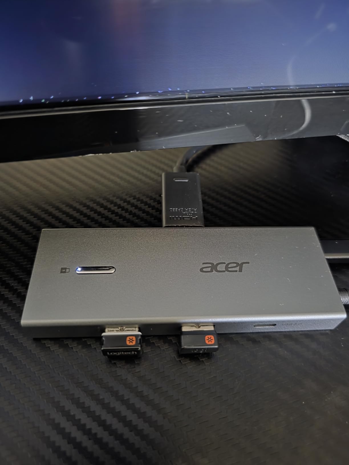 Acer USB C Docking Station Dual Monitor with 2 HDMI, 9-in-1 Laptop Docking Station with 4K@60Hz HDMI, USB A&C 3.0, SD/Micro SD, 100W PD, USB C Dock Compatible with Acer/Dell XPS/HP/Mac/Surface (15cm) customer photo 2