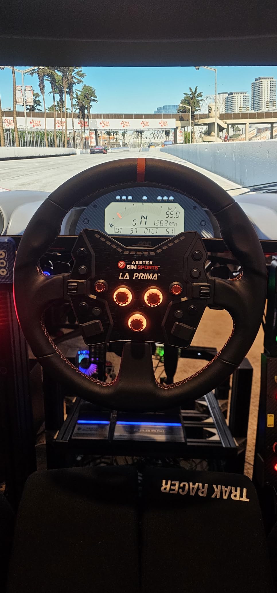 ASETEK La Prima GT Button Box | Sim Racing Control Panel for Gaming Steering Wheel | Steering Wheel PC Accessory for Ultimate Racing Experience | High Precision & Customizable Controls customer photo 1