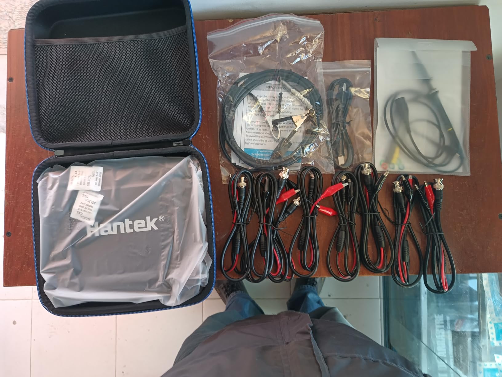 Hantek 1008C+HT201+HT30A+HT307 PC USB 8CH Automotive Diagnostic Digital Oscilloscope/DAQ/Programmable Generator customer photo 1