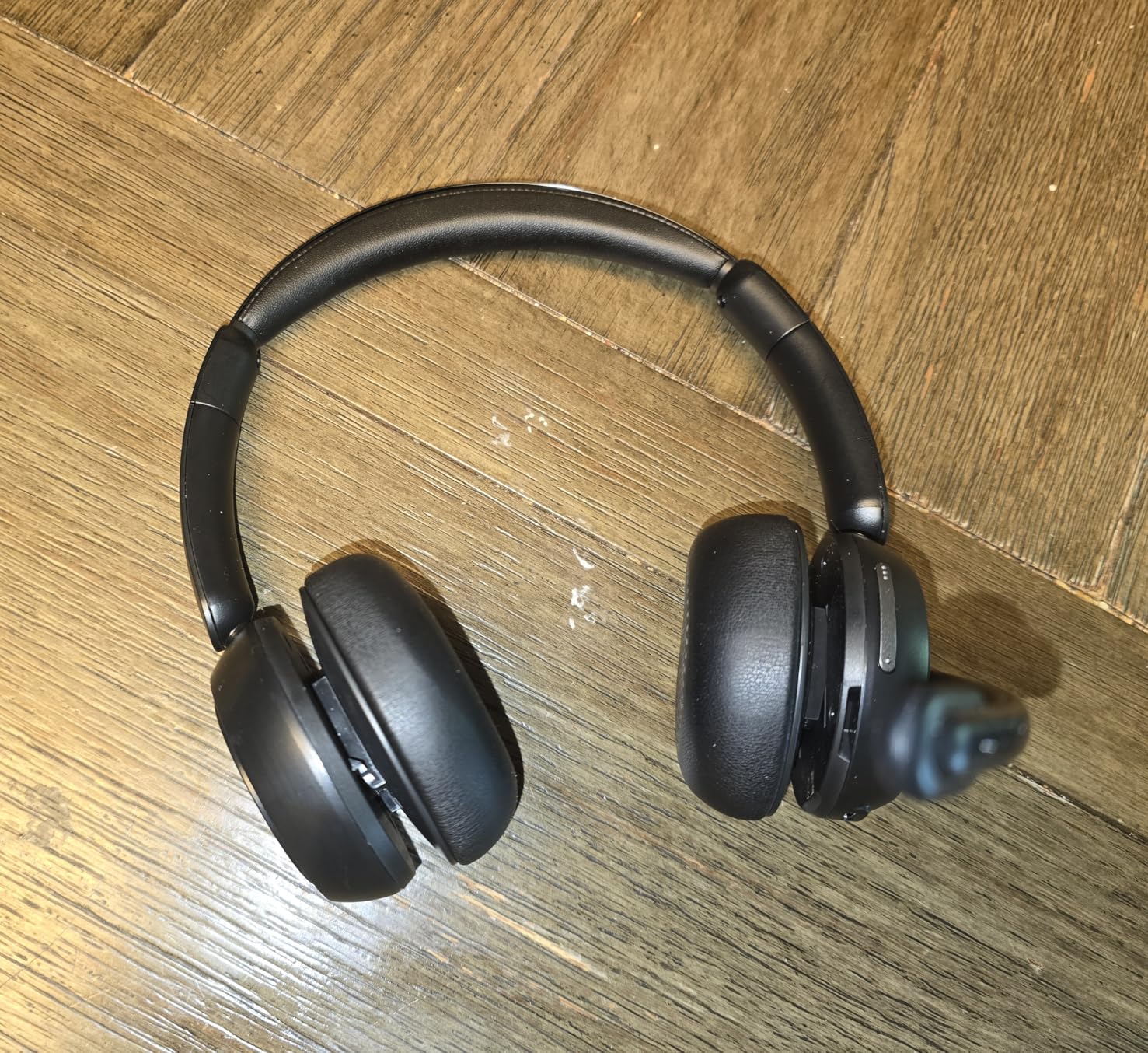 Upgrade ANC & ENC Headset with Microphone for PC, Wireless Headset with Mic for Work (Flip-to-Mute & USB Dongle), Bluetooth 5.4 Noise Cancelling Headphones with Mic for Call Center/Home/Computer/Phones customer photo 2