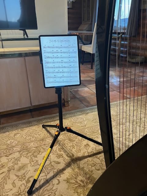 XXZU 72in Tablet Floor Stand Tripod,Tablet Stand Floor with 360° Ball Head,Height Adjustable Floor Stand Holder with Case,Tall Tripod for Phone/Music/Stream/Recording and All 4.7-13