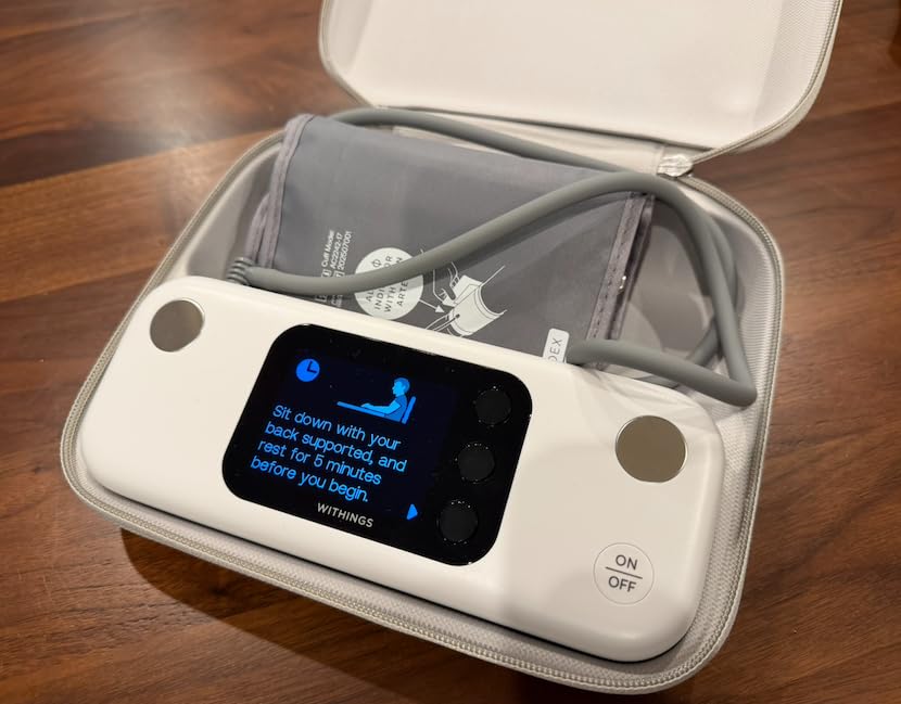 Withings BPM Vision - Smart Arm Blood Pressure Monitor | FDA-Cleared | Easy-to-use, Accurate Systolic & Diastolic Measurements, Wide Range Cuff | Wi-Fi & Bluetooth | iOS & Android | FSA/HSA customer photo 1