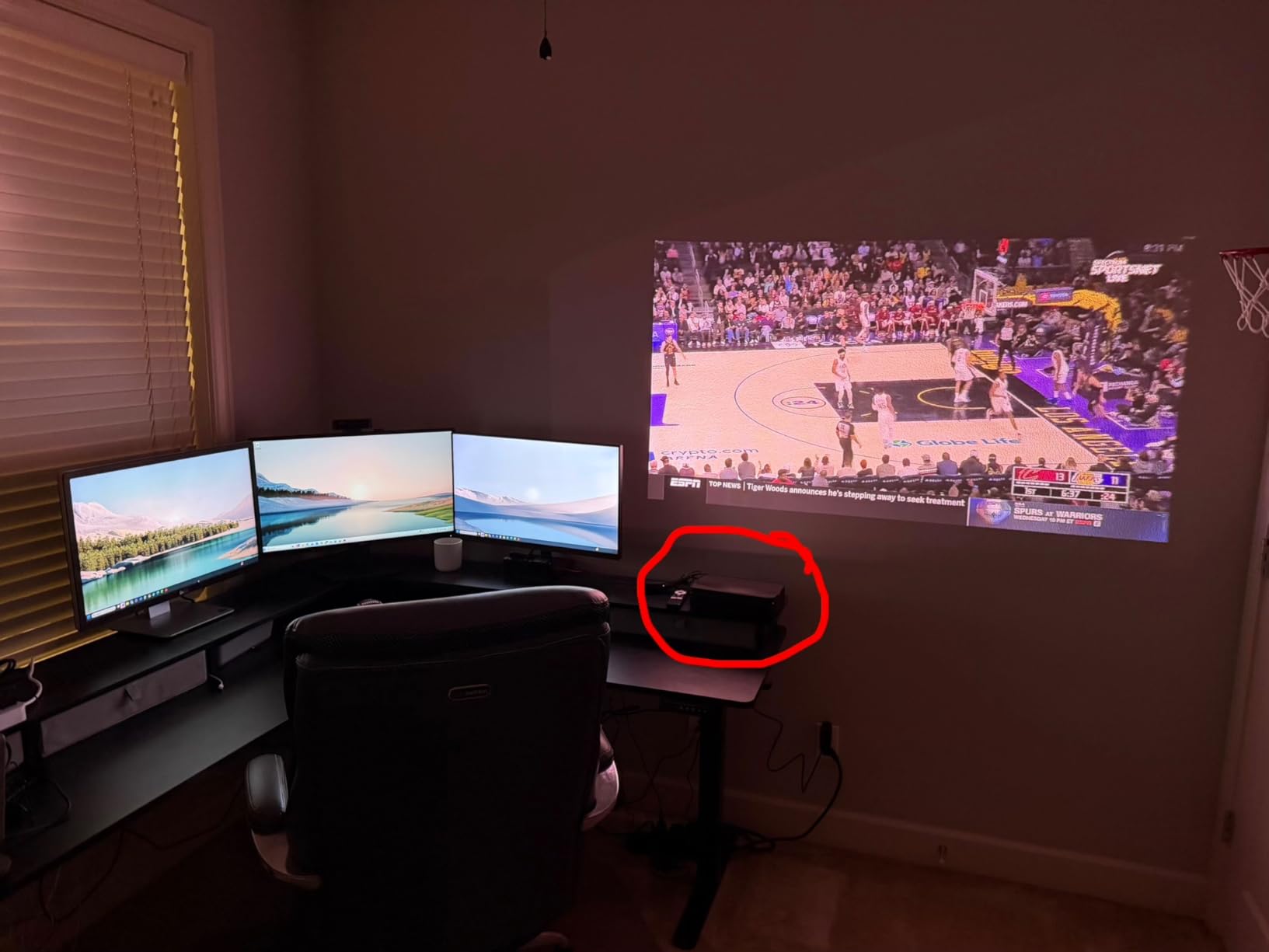 Optoma ML1080UST PHOTON GO Ultra Short Throw 1080p HDR Portable Projector, Triple Laser (RGB), Google TV with Netflix and Disney+ Certified, Home Theater Projector customer photo 1