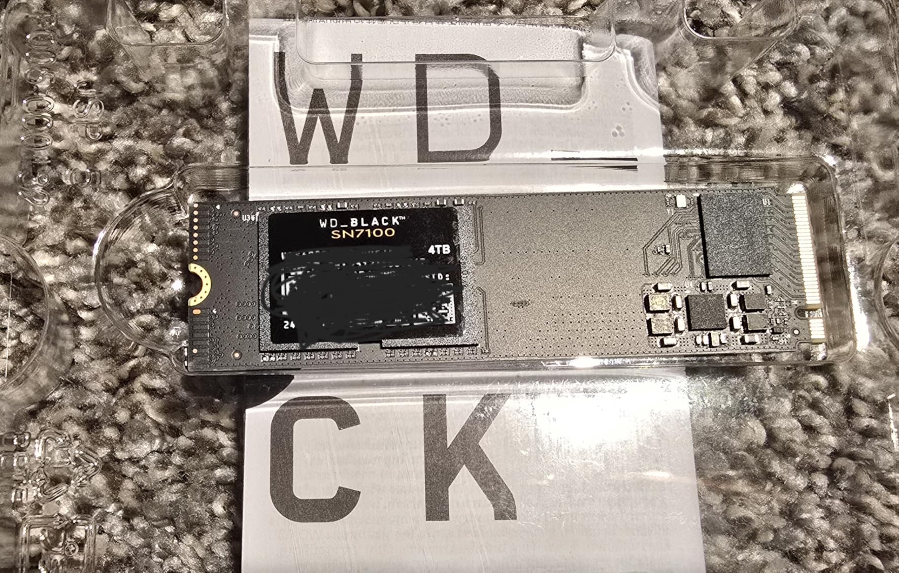 WD_Black SN7100 4TB NVMe SSD - Gen4 PCIe, M.2 2280, Up to 7,000 MB/s Read Speed, Up to 6,700 MB/s Write Speed, Next Gen TLC 3D NAND customer photo 1