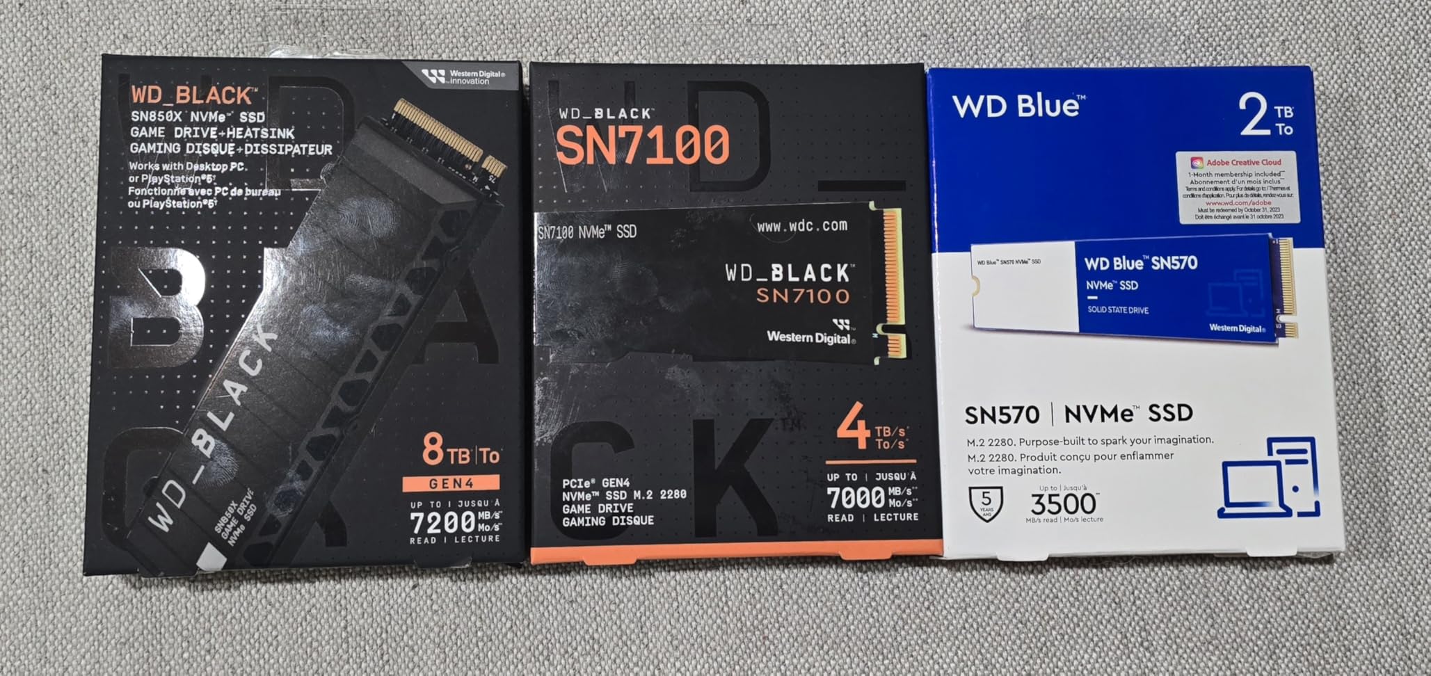 WD_Black SN7100 4TB NVMe SSD - Gen4 PCIe, M.2 2280, Up to 7,000 MB/s Read Speed, Up to 6,700 MB/s Write Speed, Next Gen TLC 3D NAND customer photo 2