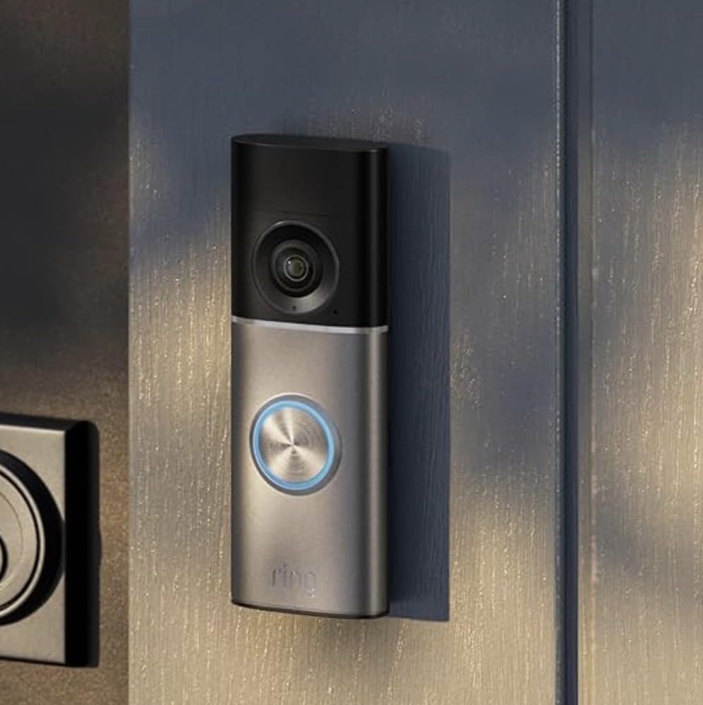 Ring Wired Doorbell Pro (newest model), Retinal 4K with wide-angle video, 10x Enhanced Zoom, and Low-Light Sight, Deep Silver customer photo 1