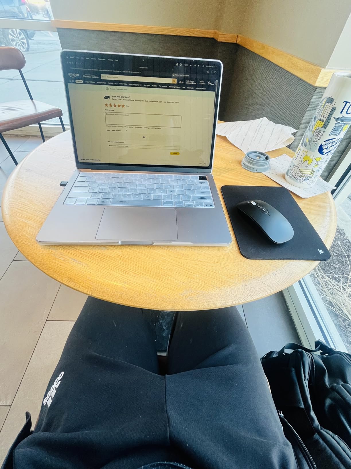 RaceGT USB C Wireless Mouse, Rechargeable Dual-Mode Mouse(Type-c and Bluetooth), Silent Bluetooth Mices for MacBook Air/Pro, Slim Portable Travel Mices customer photo 1