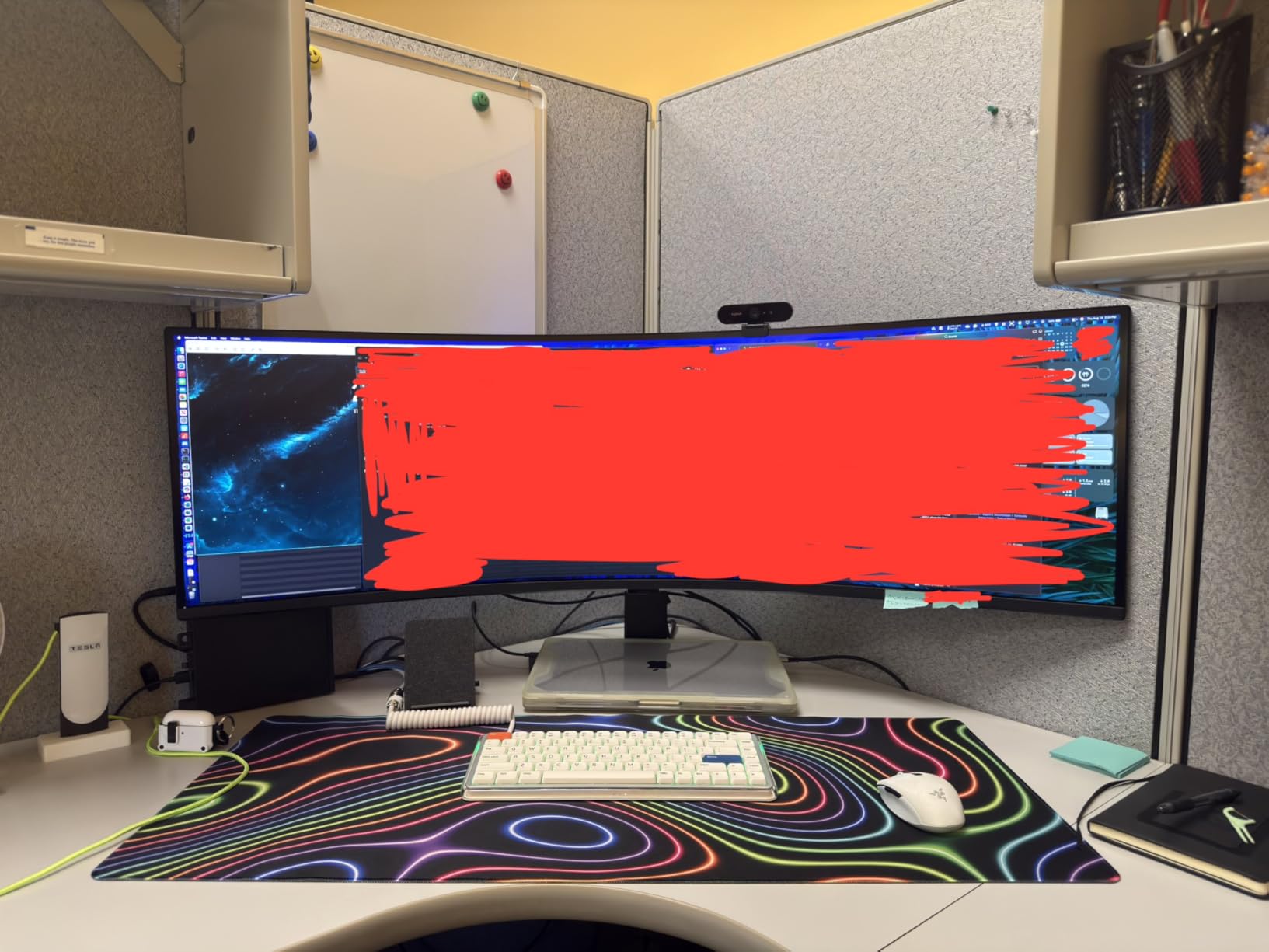 MelGeek O2 Wireless Mechanical Quiet Keyboard for Work, 75% Compact Office Keyboard, Low Profile, with Hot-Swappable and Pre-lubed Linear Switches,Bluetooth/2.4 GHz/USB-C for Mac Windows Linux customer photo 1