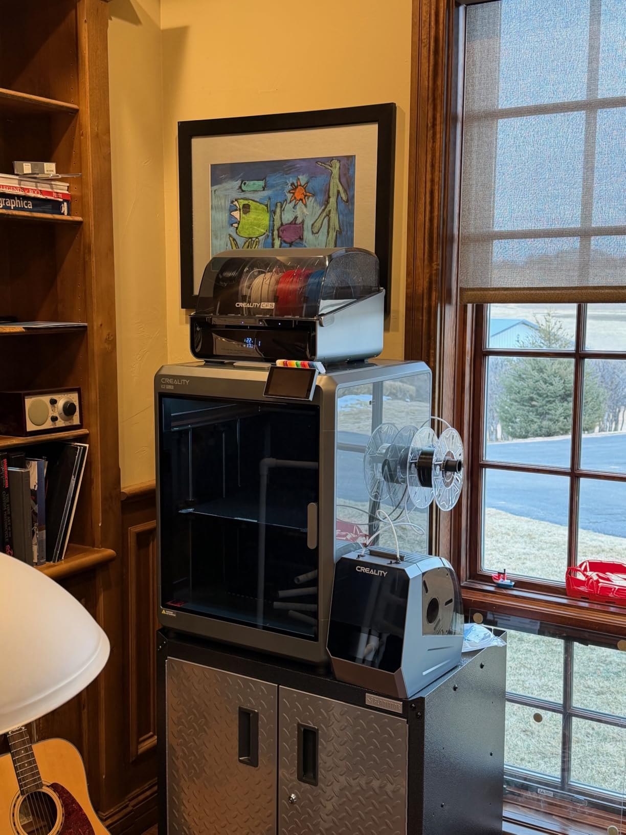 Creality K2 Plus Combo 3D Printer, Multi Color Printing with New CFS, Max 600mm/s Printing Speed, Full-auto Leveling, Next-Gen Direct Drive Extruder, Build Volume 350 * 350 * 350mm customer photo 1