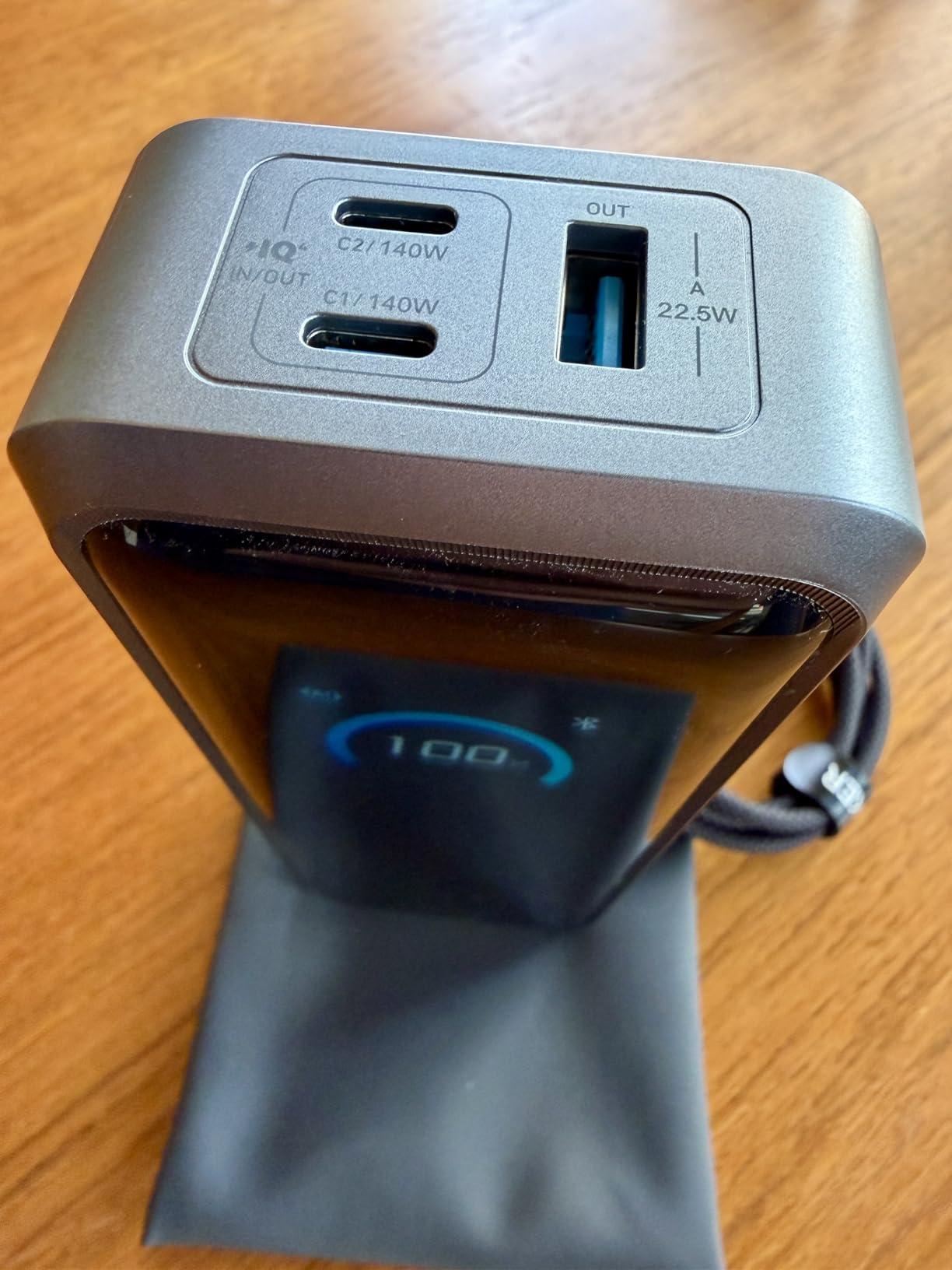 Anker Prime Power Bank, 26,250mAh 3-Port Portable Charger with 300W Max Output, Two-Way Charging, TSA-Approved, App Control, for MacBook, iPhone 17/16 Series, and More customer photo 2