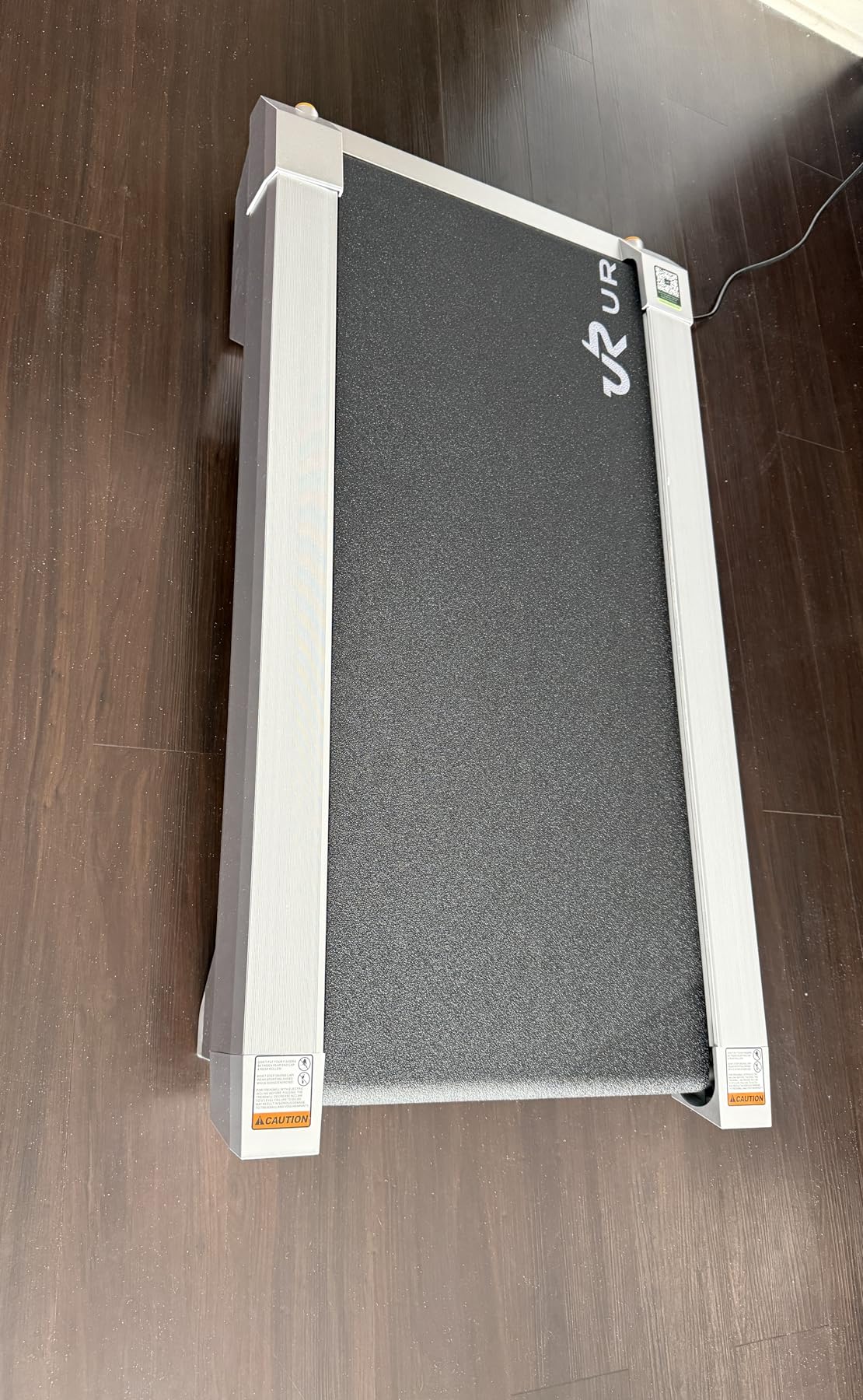 UREVO CyberPad Smart Walking Pad with 14% Auto Incline, Brushless Motorized Under Desk Treadmill for Home Office Fitness, Elegant Speed Lights, Spacious Surface, Digital Controller, AI-Powered App customer photo 2