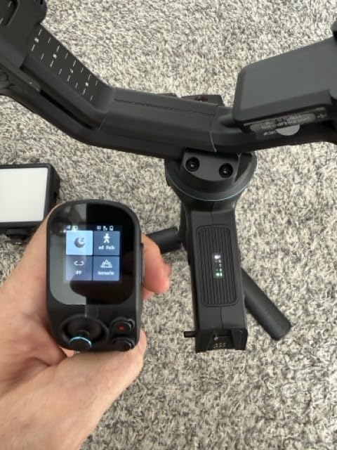 FeiyuTech SCORP 3 KIT Gimbal Stabilizer for DSLR and Mirrorless Camera, Built-in AI Tracking, Detachable Handle, 3-Axis Gimbal for Sony/Canon/Nikon/Fujifilm, Max 3.5KG/7.72lbs, Touch Screen with Case customer photo 2