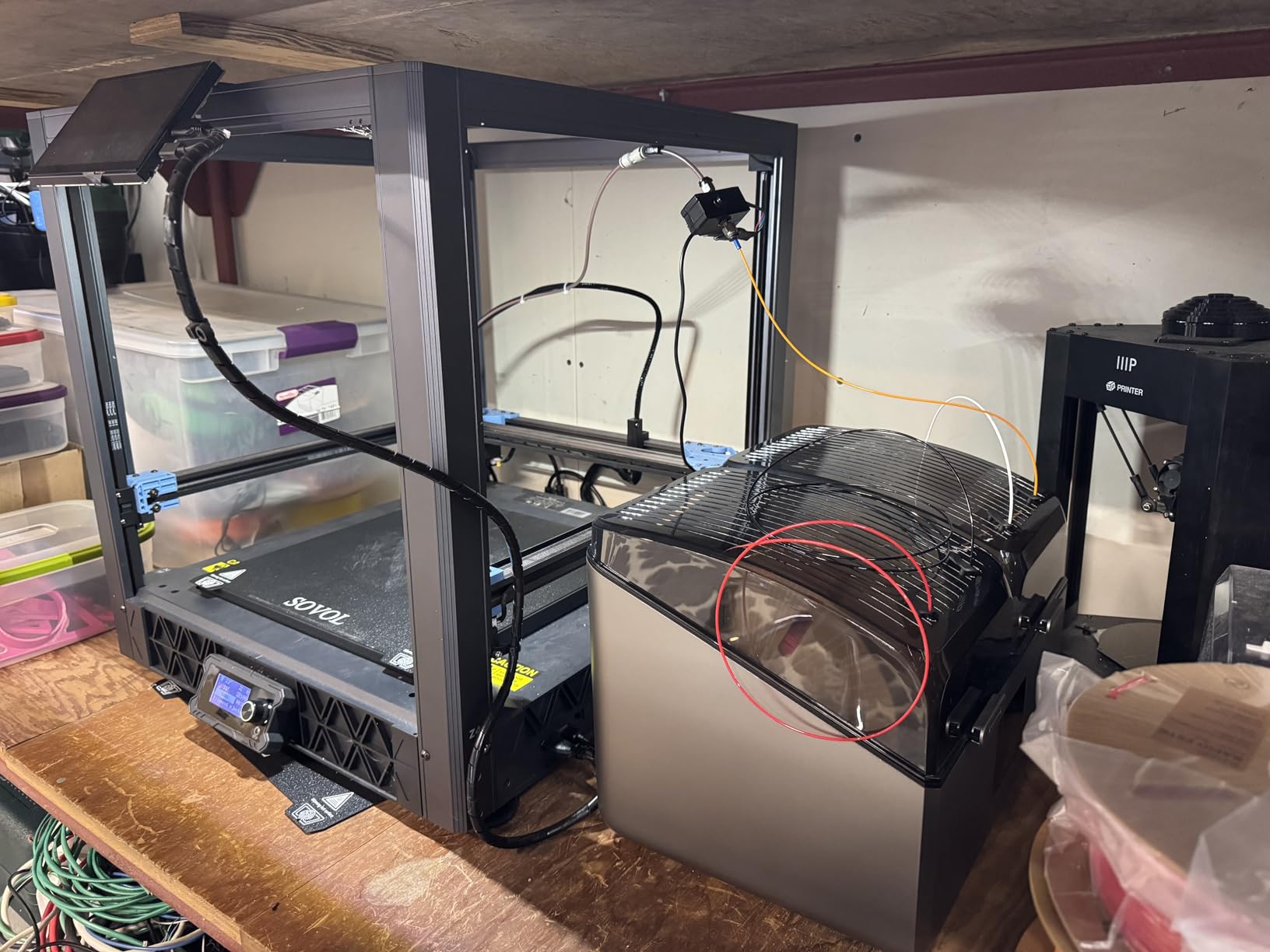 Official Creality Filament Dryer 4 Spools, Space Pi X4 Filament Storage Box, 85℃ Max Temperature, Dual Independent Heating Chambers, Power Saving for PLA PETG ABS TPU ASA PC PA PAHT customer photo 2