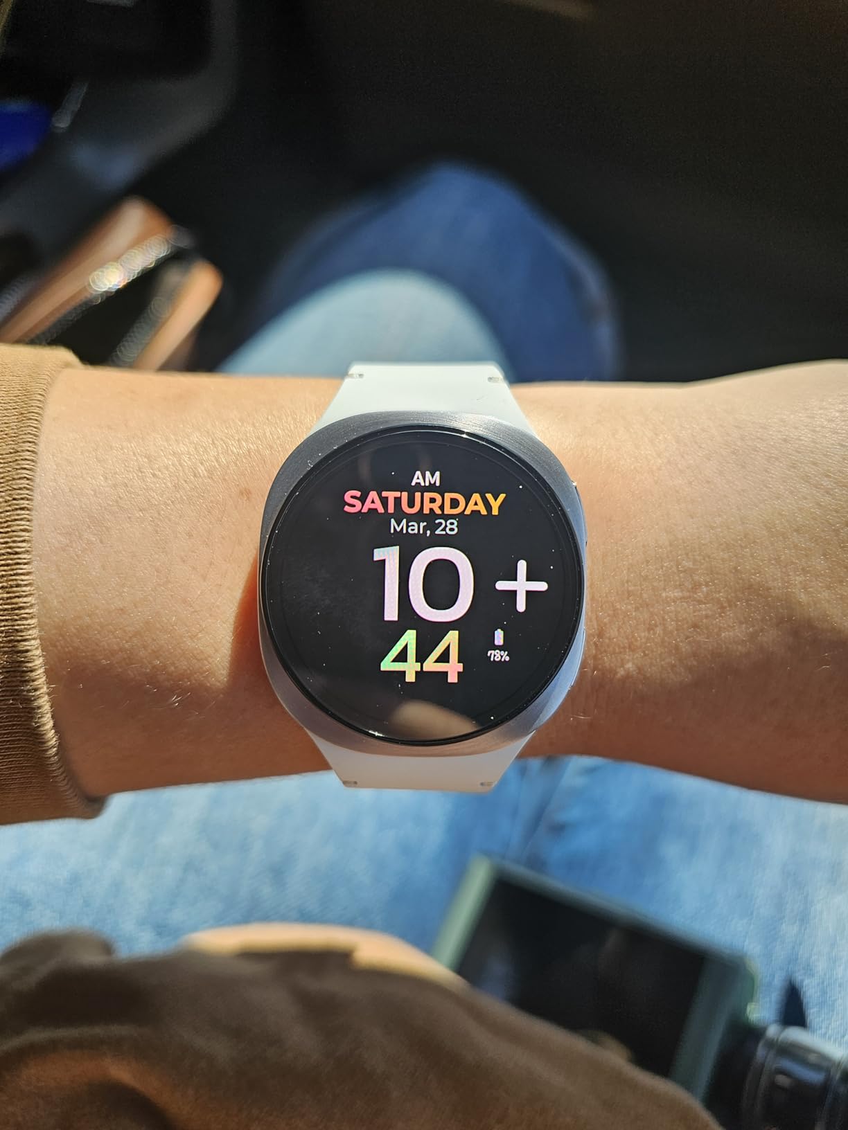 Galaxy Watch 8 (2025) 40mm Bluetooth Smartwatch, Cushion Design, Fitness Tracker, Sleep Coaching, Running Coach, Energy Score, Heart Rate Tracking, Graphite [US Version, 2 Yr Warranty] customer photo 1