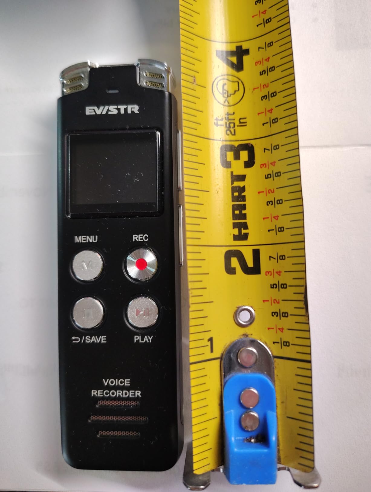 EVISTR 128GB Digital Voice Recorder Voice Activated Recorder with Playback - Upgraded Tape Recorder for Lectures, Meetings, Interviews, Audio Recorder USB Charge, MP3 customer photo 2