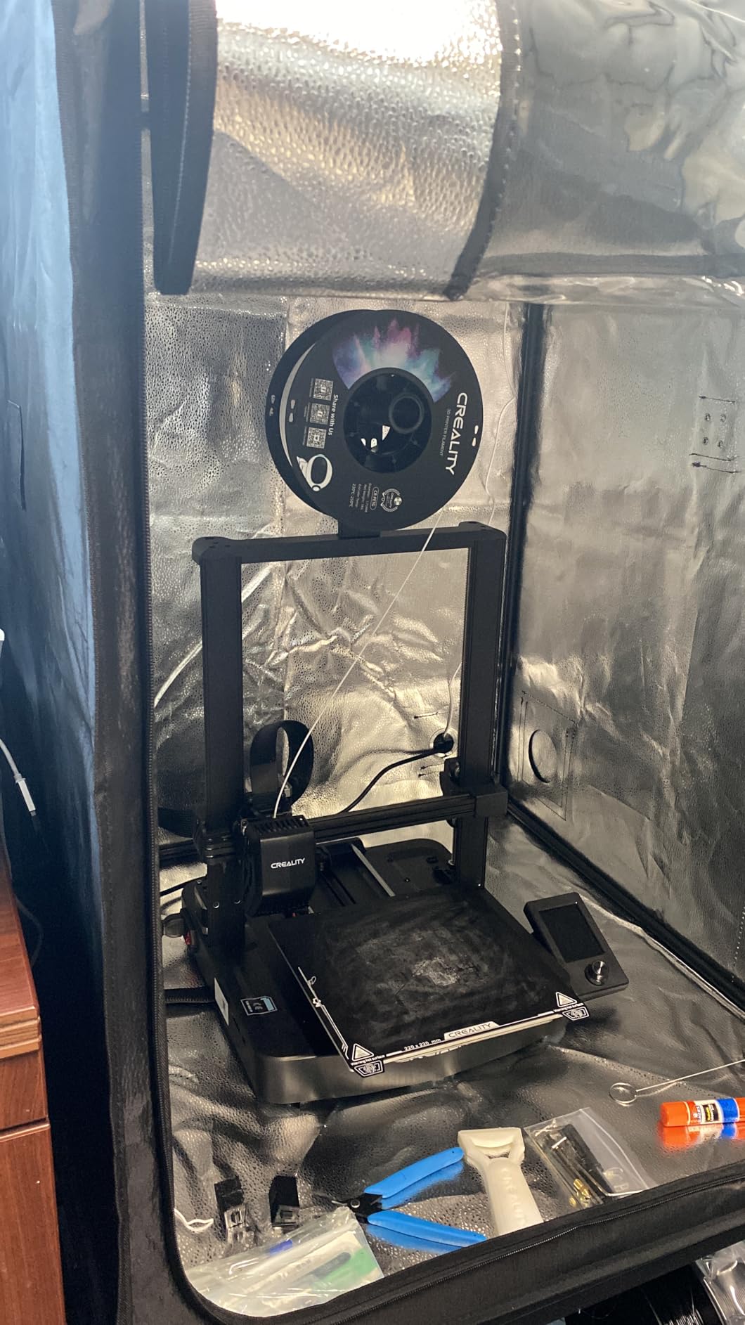 Creality Ender 3 V3 SE 3D Printer, 250mm/s Faster Print Speed CR Touch Auto Leveling Sprite Direct Extruder Dual Z-Axis Auto Filament Loading Ender 3 Upgrade 3D Printer Print Size 8.66x8.66x9.84 inch customer photo 2