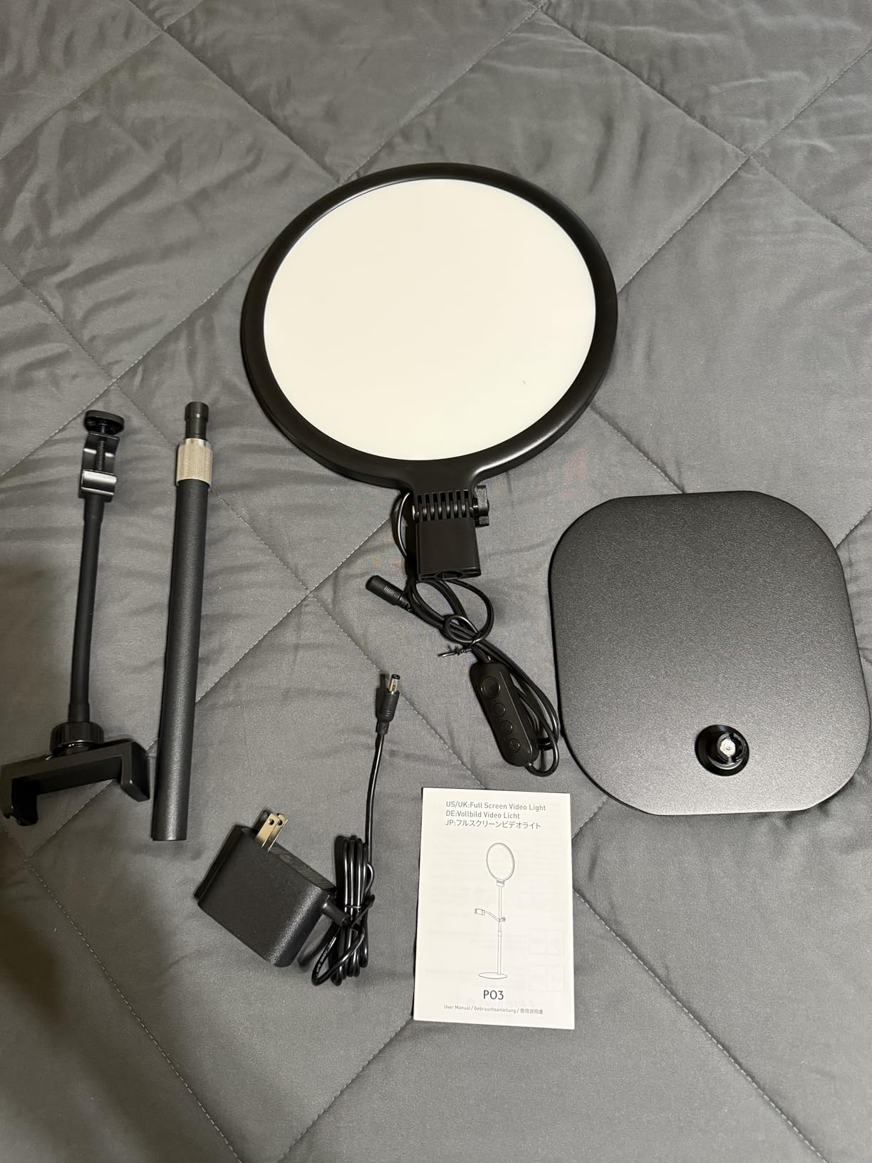 1300 Lumens Ring Light with Stand for Desk, Computer & Laptop - Podcast & Streaming Light with Flexible Phone Holder, CRI 98+ Bright Yet Soft Influencer Light for Video Recording, Conference & Calls customer photo 2