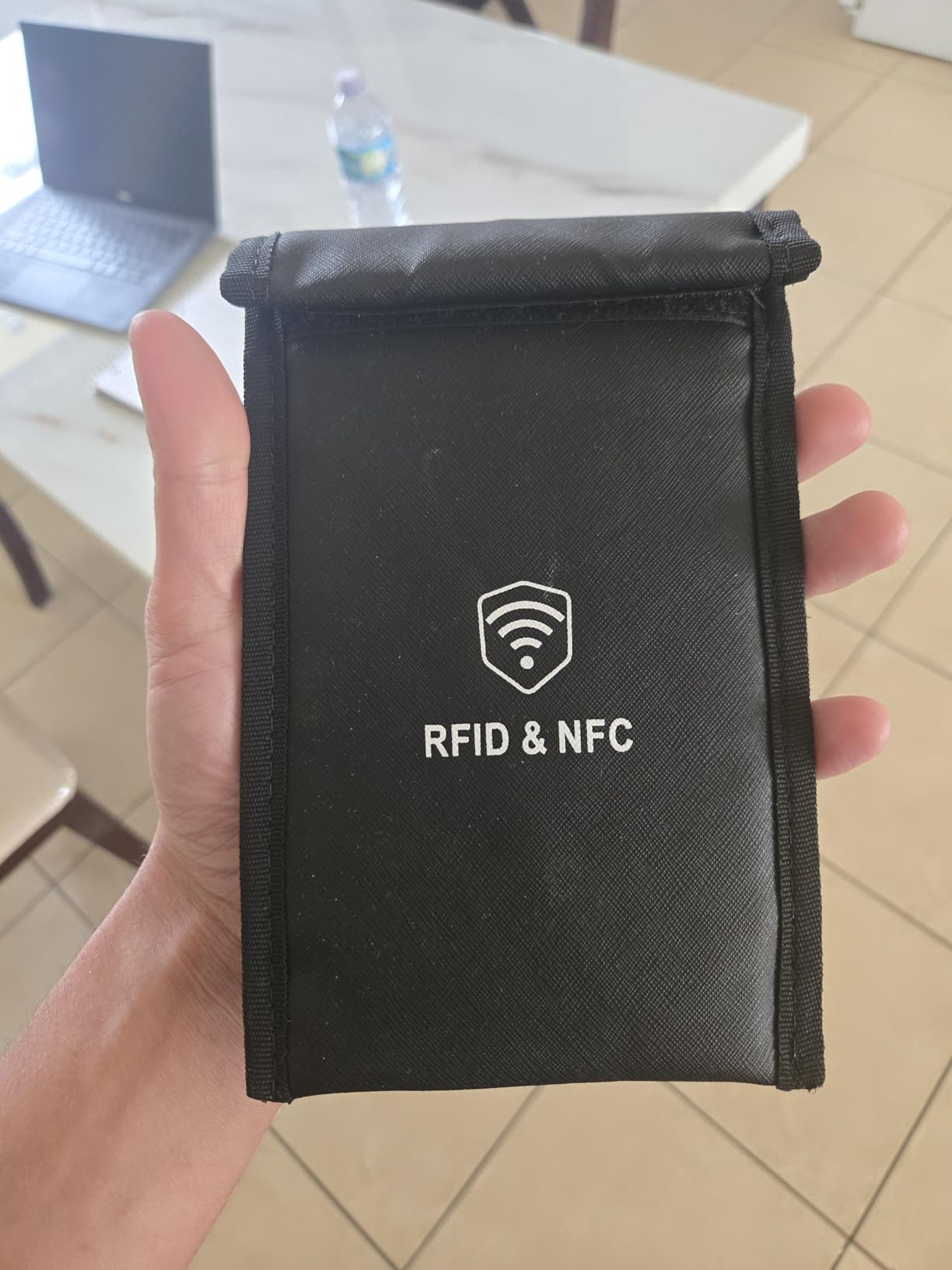 Military Grade Faraday Bags for Phones [5G/Bluetooth/WiFi/GPS] Signal Blocker, Fireproof Waterproof Anti-Scratch | Detachable Wrist Strap, RFID Blocking Anti-Tracking Pouch customer photo 1