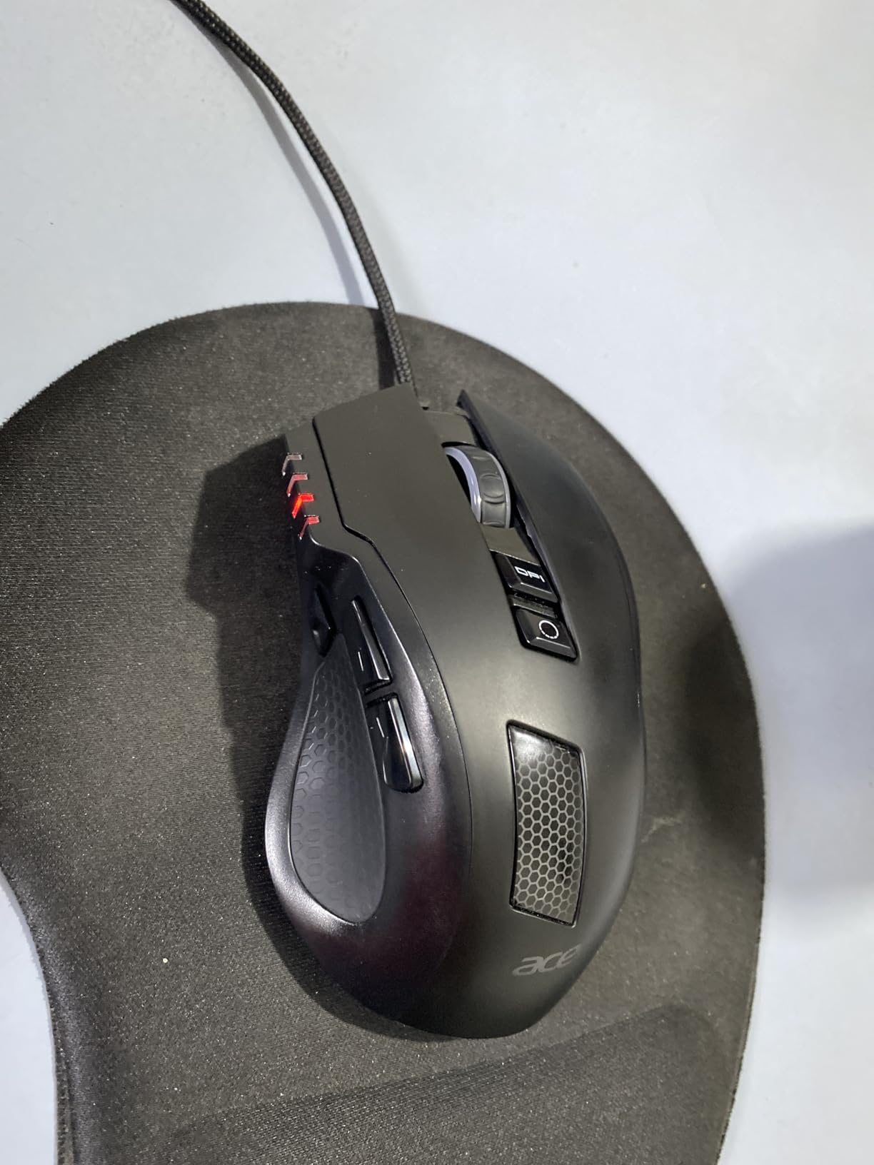 acer Wired Gaming Mouse, 12,800 DPI RGB Ergonomic Computer Mouse with Optical Sensor, 8 Programmable Buttons, 12 Backlit Modes, Software for DIY Keybinds, Rapid Fire, USB Gaming Mice for Laptop, PC customer photo 1