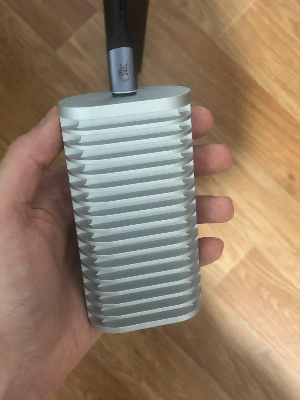 TERRAMASTER D1 SSD Plus 40Gbps M.2 NVMe SSD Enclosure - Aluminum M.2 Enclosure USB Type-C, Thunderbolt 5/4/3 Compatible, Mobile App for Data Backup customer photo 1