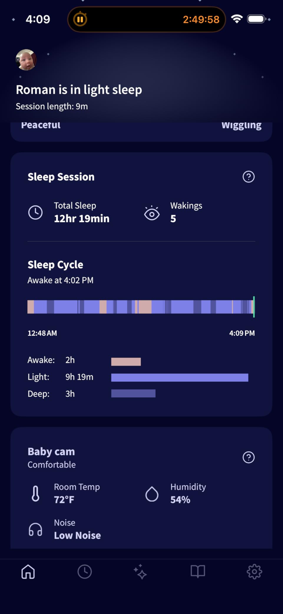 Dream Duo (Gen 3) Smart Baby Monitor All-in-One Bundle - 2K HD Video Baby Monitor with Alerts & Owlet Dream Sock Tracks Baby's Oxygen, Heart Rate & Sleep | Health Insights via App customer photo 1
