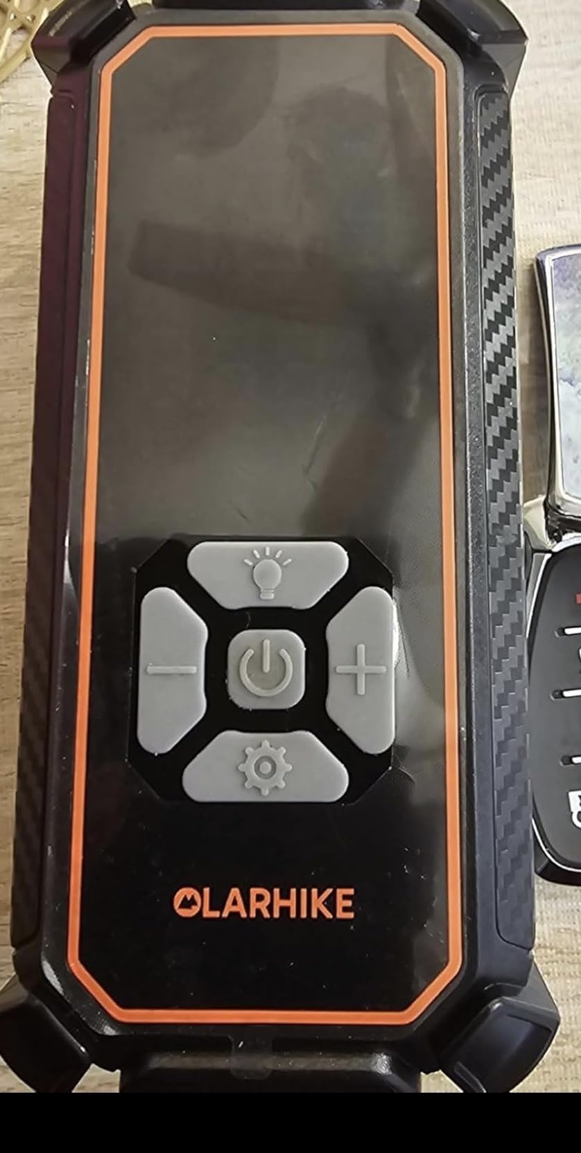 OlarHike Tire Inflator Portable Air Compressor, 150PSI Dual Power - 6000mAh & 12V DC, Cordless Air Pump for Car Tires, Bike, Motorcycle, Balls with LED & Digital Pressure Gauge, Auto Shut-Off customer photo 2