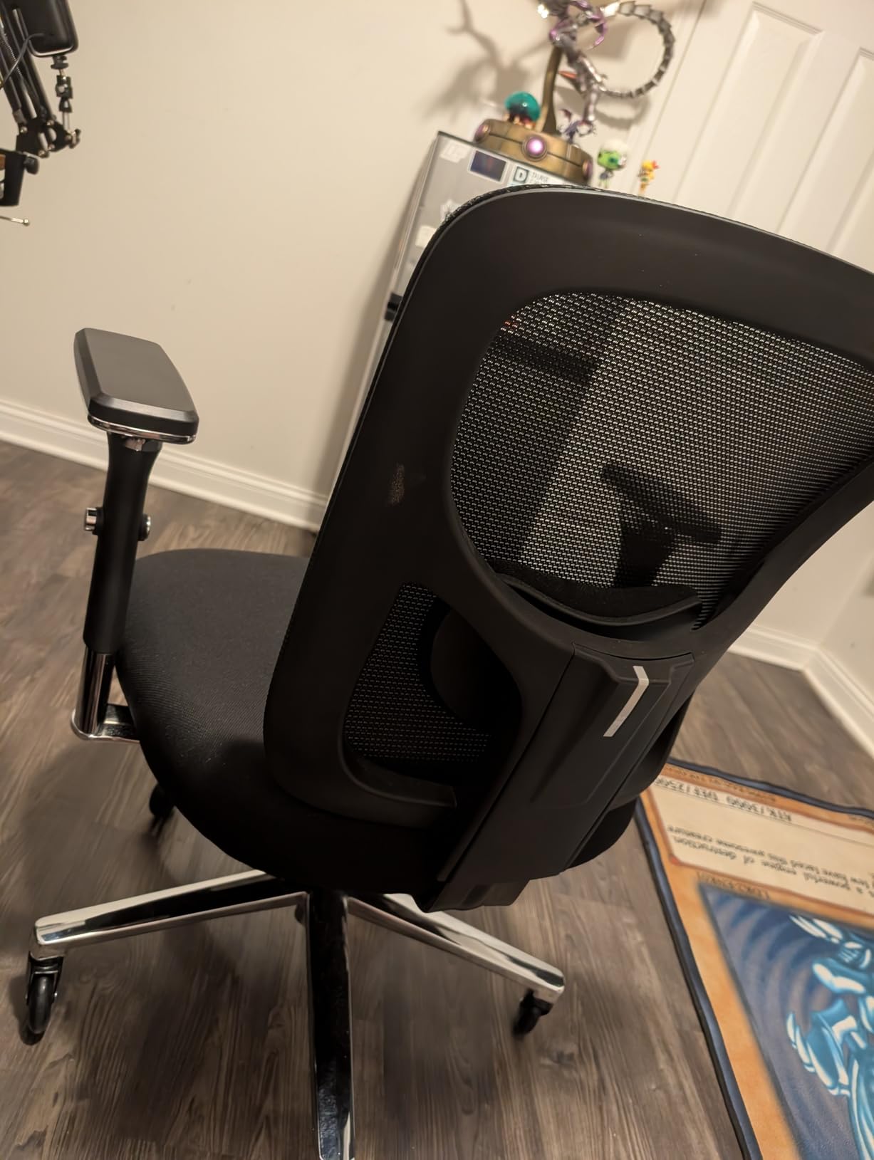 Sweetcrispy Big and Tall Office Desk Chair with Lumbar Support, 500lbs Heavy Duty Mesh Ergonomic Computer Chair customer photo 1