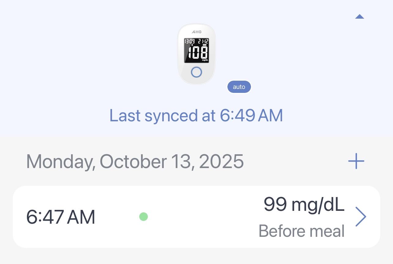 American Health Gate Smart Glucose Monitor Kit - 8-Sensor High Accuracy Technology, Medical-Grade Blood Sugar Testing Kit with Smart App Sync, Rechargeable Glucometer, No Coding, Fast 5-Second Results customer photo 2