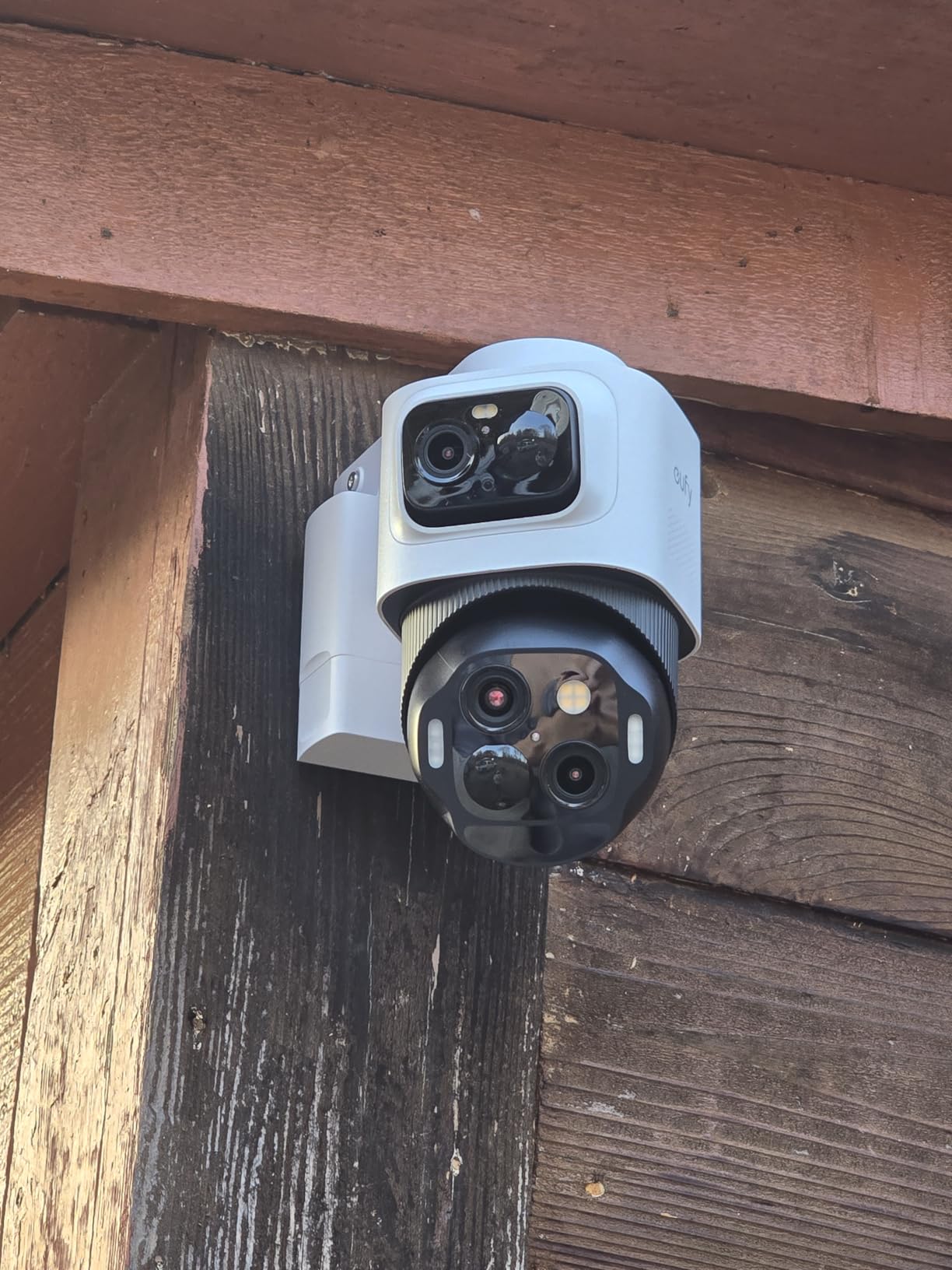 eufy Security eufyCam S4,4K Solar Camera Wireless Outdoor, Triple Lens Bullet-PTZ Cam, 360° View, 8X Auto Zoom, AI Recognition,AI Track, Color Night Vision, 0 Monthly Fee, Built in 32 GB Storage customer photo 1