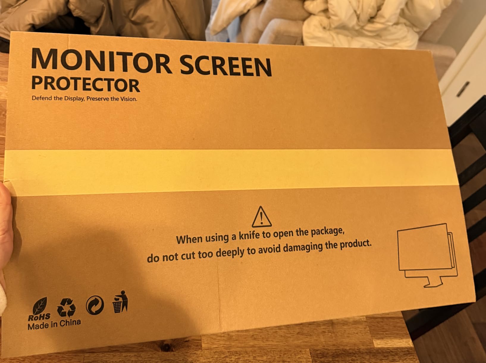 Nano-Suction Laptop Privacy Screen 14 Inch 16:10, Removable Screen Privacy Shield for Laptop, Anti Glare, Anti Blue Light, Screen Protector for Lenovo HP Dell Acer Asus Thinkpad customer photo 1