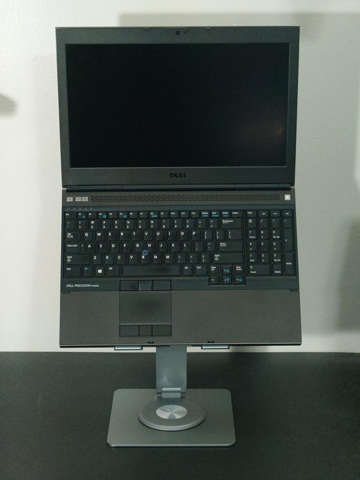 Adjustable Laptop Stand for Desk with Docking Station 9-in-1, Aluminum Laptop Riser with USB Hub, 360° Swivel, Dual Display 4K60Hz HDMI, 3 USB3.0, 100W PD Charging, for MacBook Pro Air/Dell/HP 7-15.6