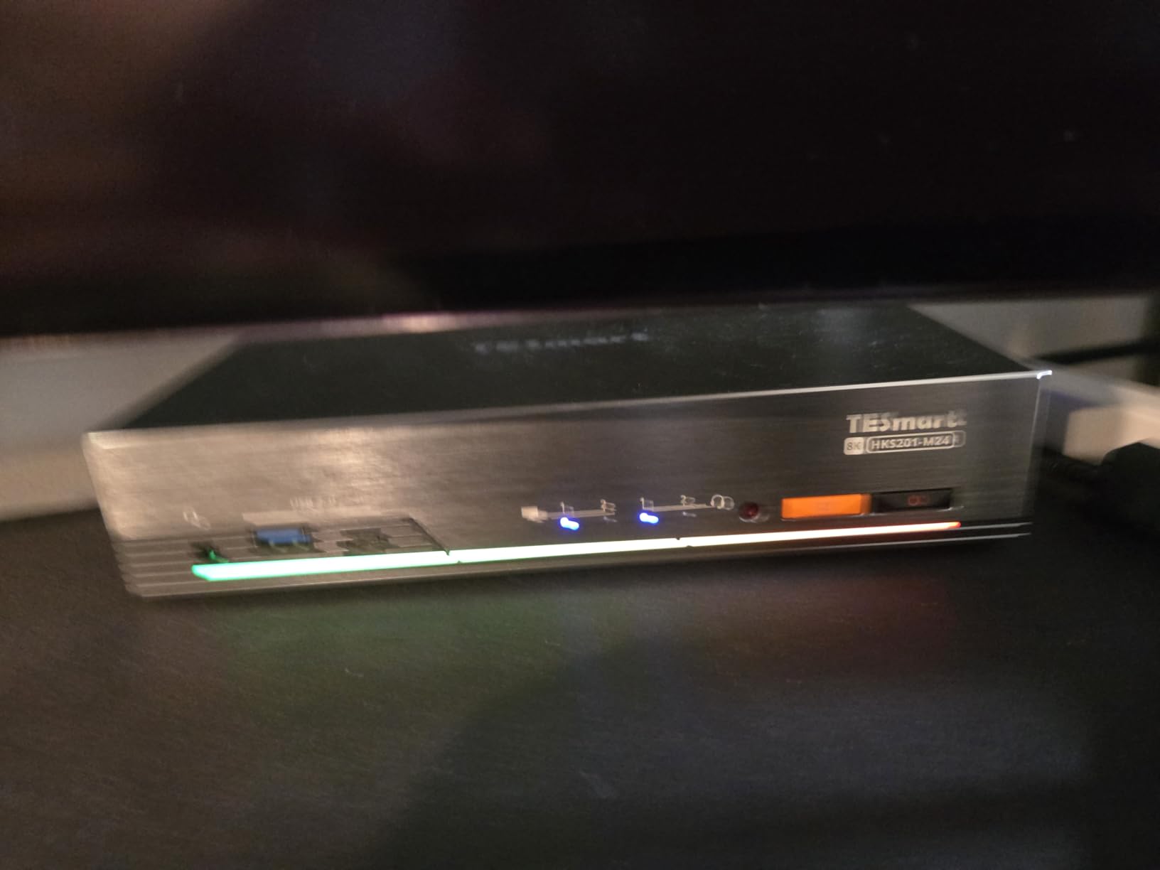 TESmart 8K@60Hz HDMI KVM Switch 4 Computers 1 Monitor USB 3.0, 4 Port KVM 4K@144Hz for Gaming, 1G Ethernet, EDID Emulators, Hotkey Switch, ADI Chip, Audio & Microphone with All Input Cables customer photo 1